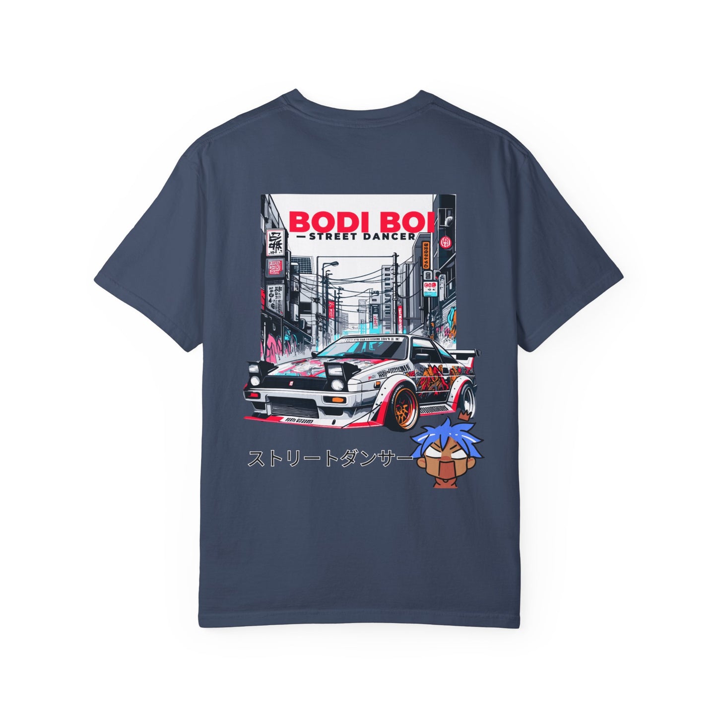 Bodi boi Street-Inspired Unisex T-Shirt for Dance and Car Enthusiasts