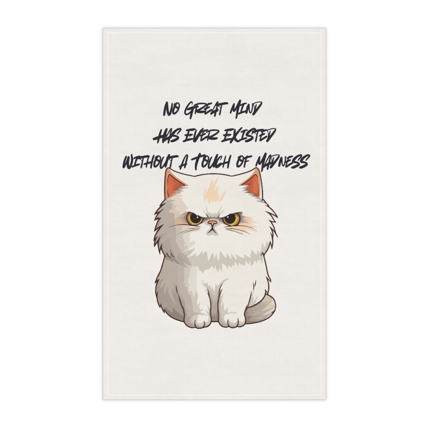 Whimsical Cat Quote Tea Towels, Kitchen Decor, Gift for Cat Lovers, Unique Home Accessories, Funny Gift for Pet Owners