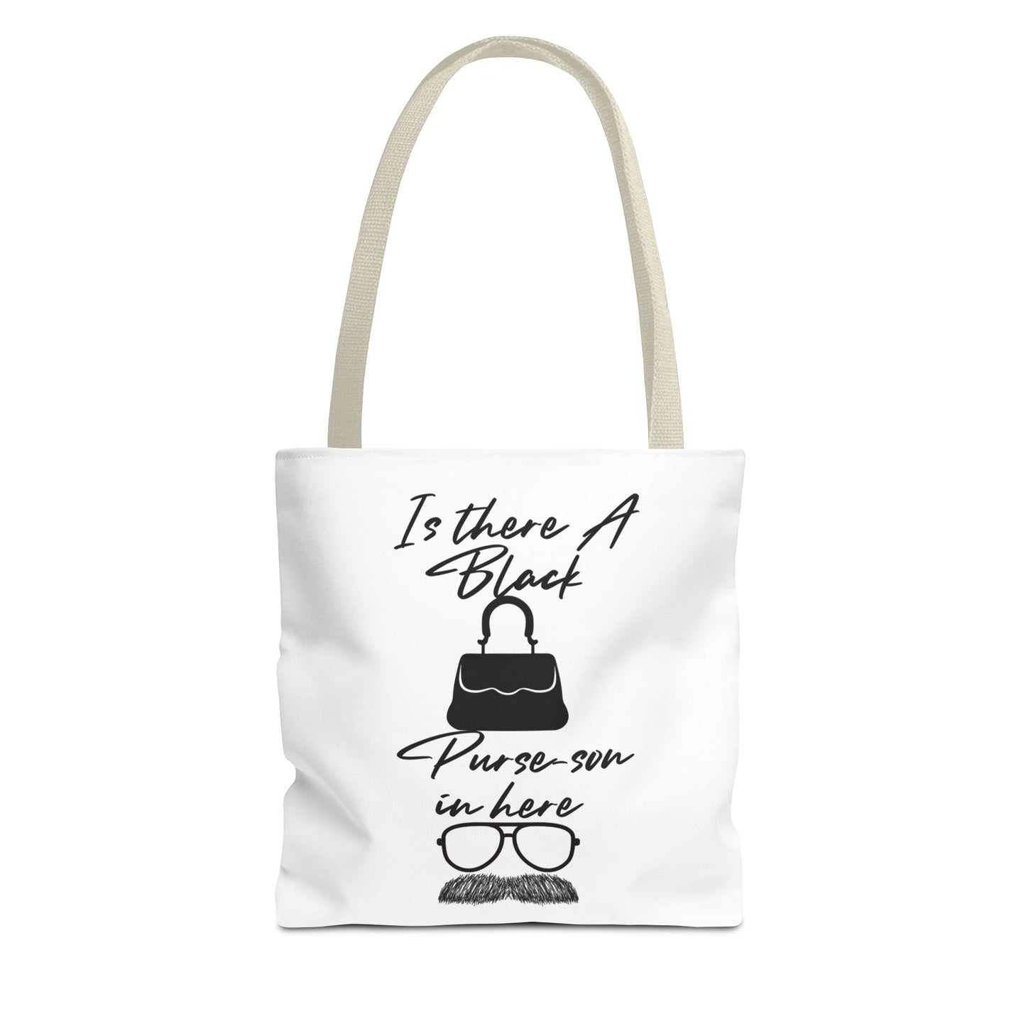 Black Purse-son Tote Bag, Funny Tote for Men and Women, Gift for Friends, Casual Bag, Shopping Tote, Perfect for Birthdays and Celebrations