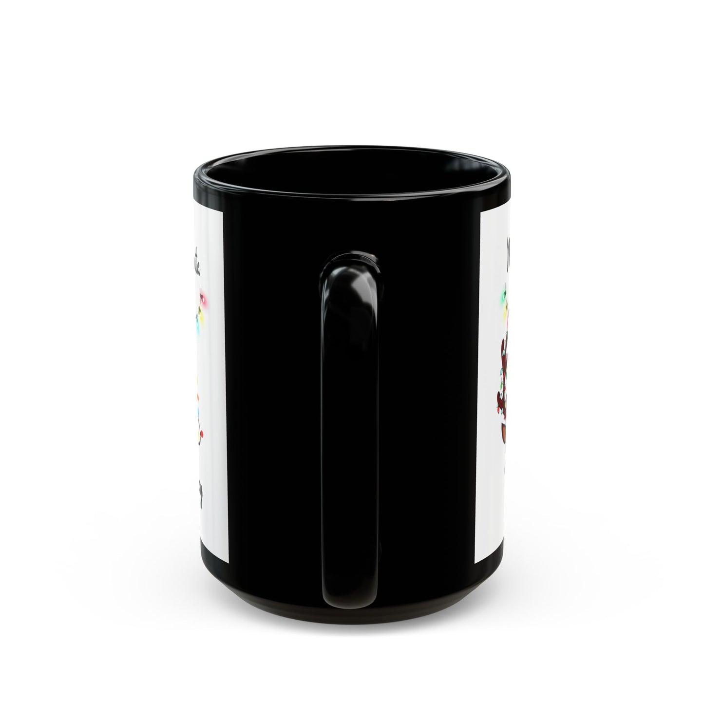 Festive Secret Santa Mug - Merry Secret Santa, Useless Gift Day, Holiday Cheer, Christmas Coffee Cup, 11oz/15oz Black Mug