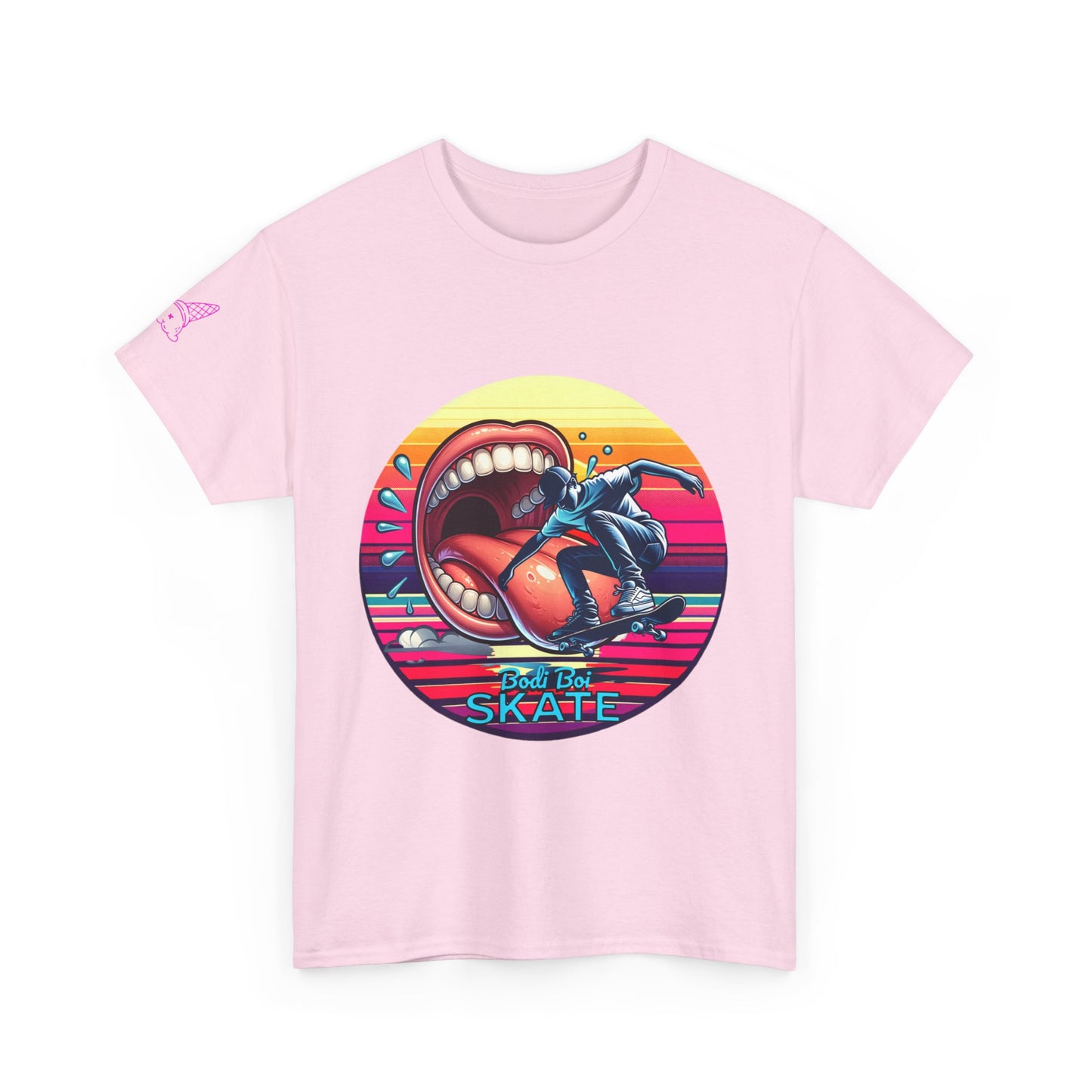 Retro Skate Graphic Tee, Fun Streetwear, Unisex Cotton Shirt for Skaters, Gift for Skate Lovers, Men's and Women's Tee