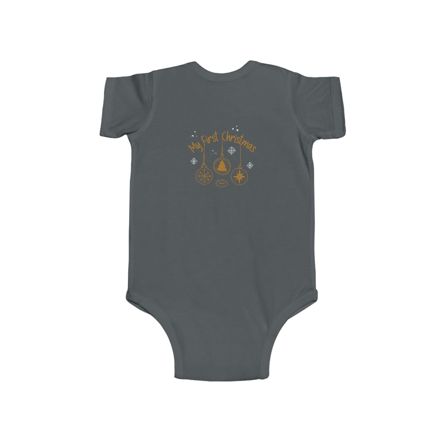 Infant Christmas Bodysuit, Baby Holiday Outfit, First Christmas Gift, Cute Baby Clothes, Baby Shower Present