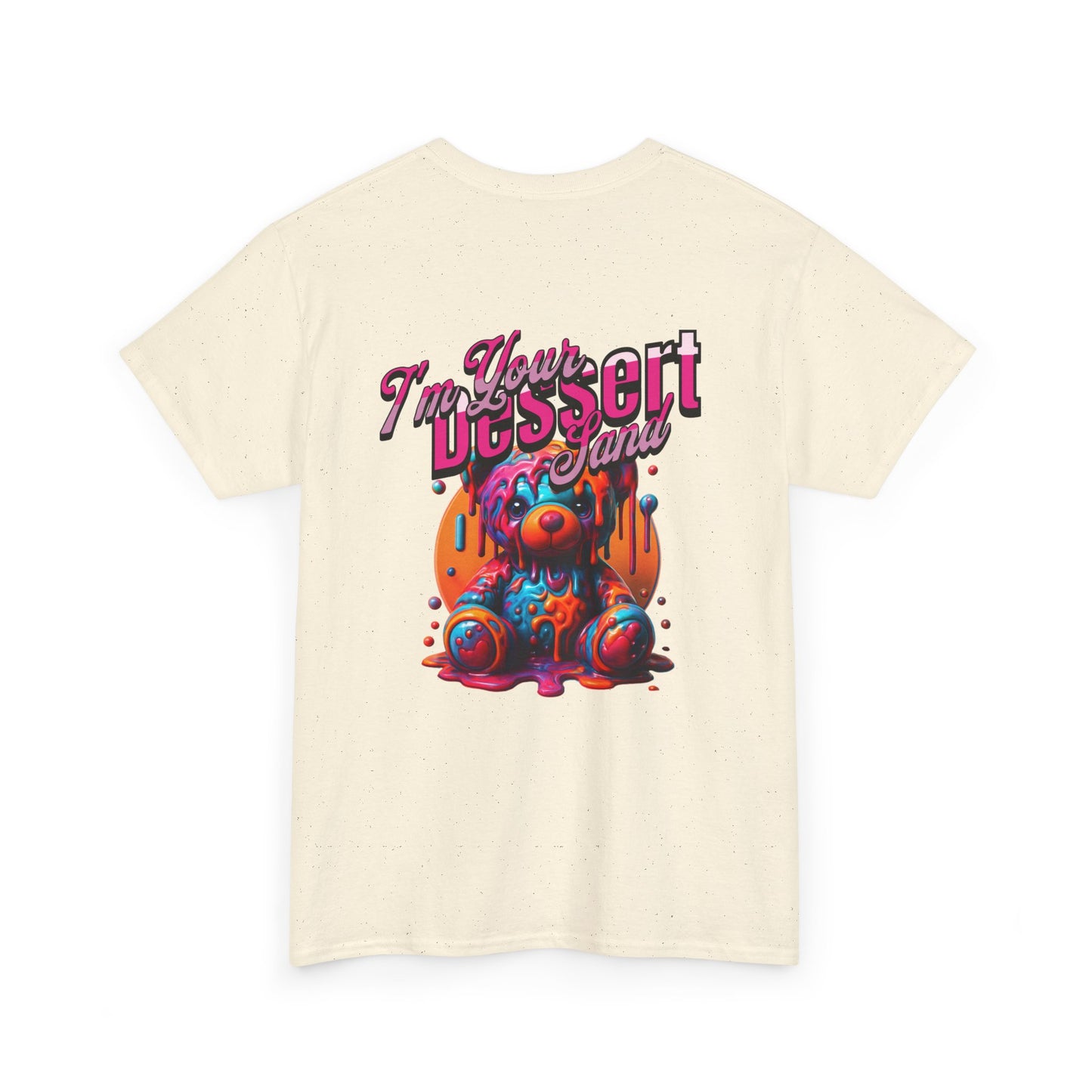 Whimsical Unisex Tee with Dessert Design, Fun Graphic Shirt for Parties, Casual Wear, Gift for Food Lovers, Cute Apparel