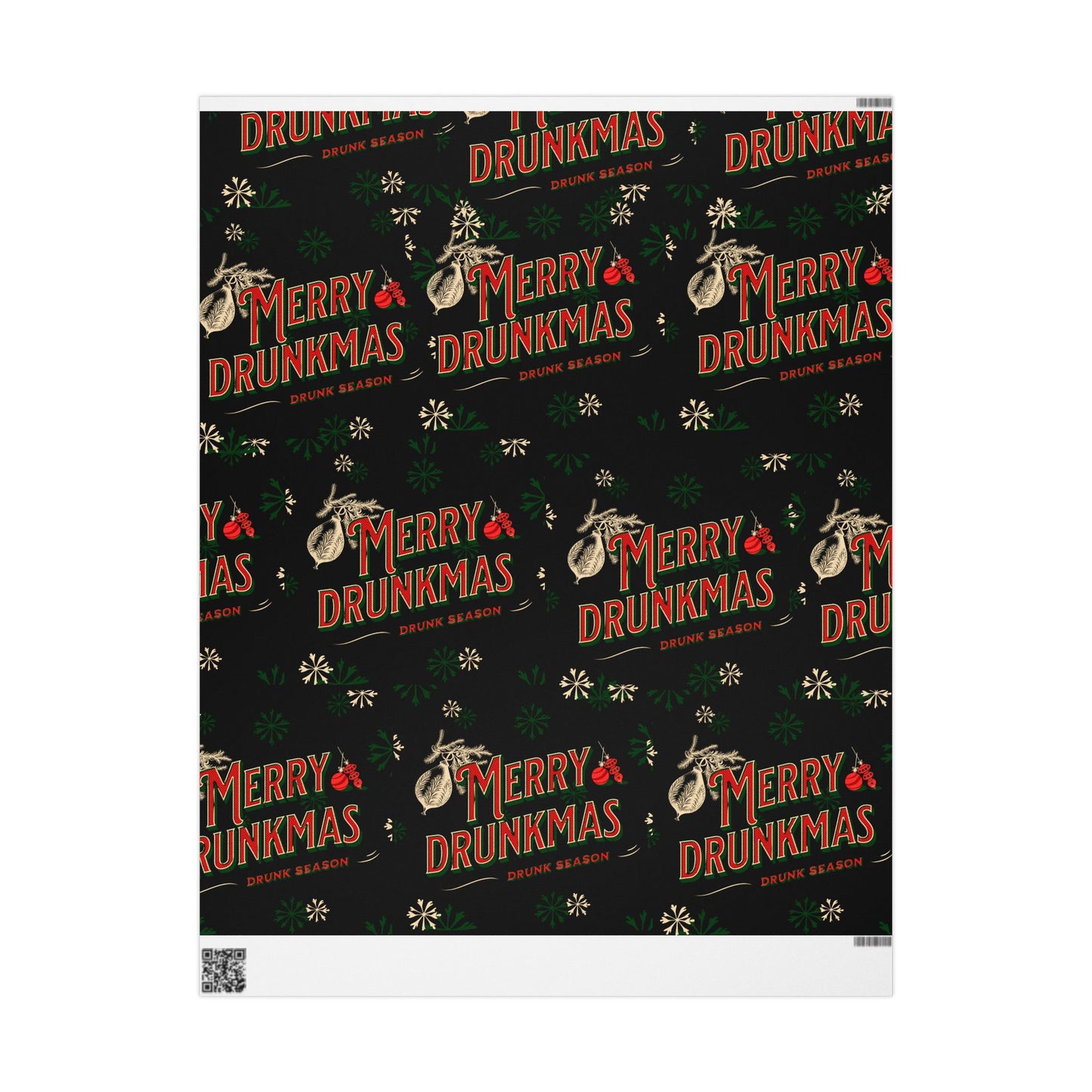 Festive Wrapping Paper Roll, Holiday Gift Wrap, Christmas Wrapping, Seasonal Paper, Eco-Friendly Gift Packaging