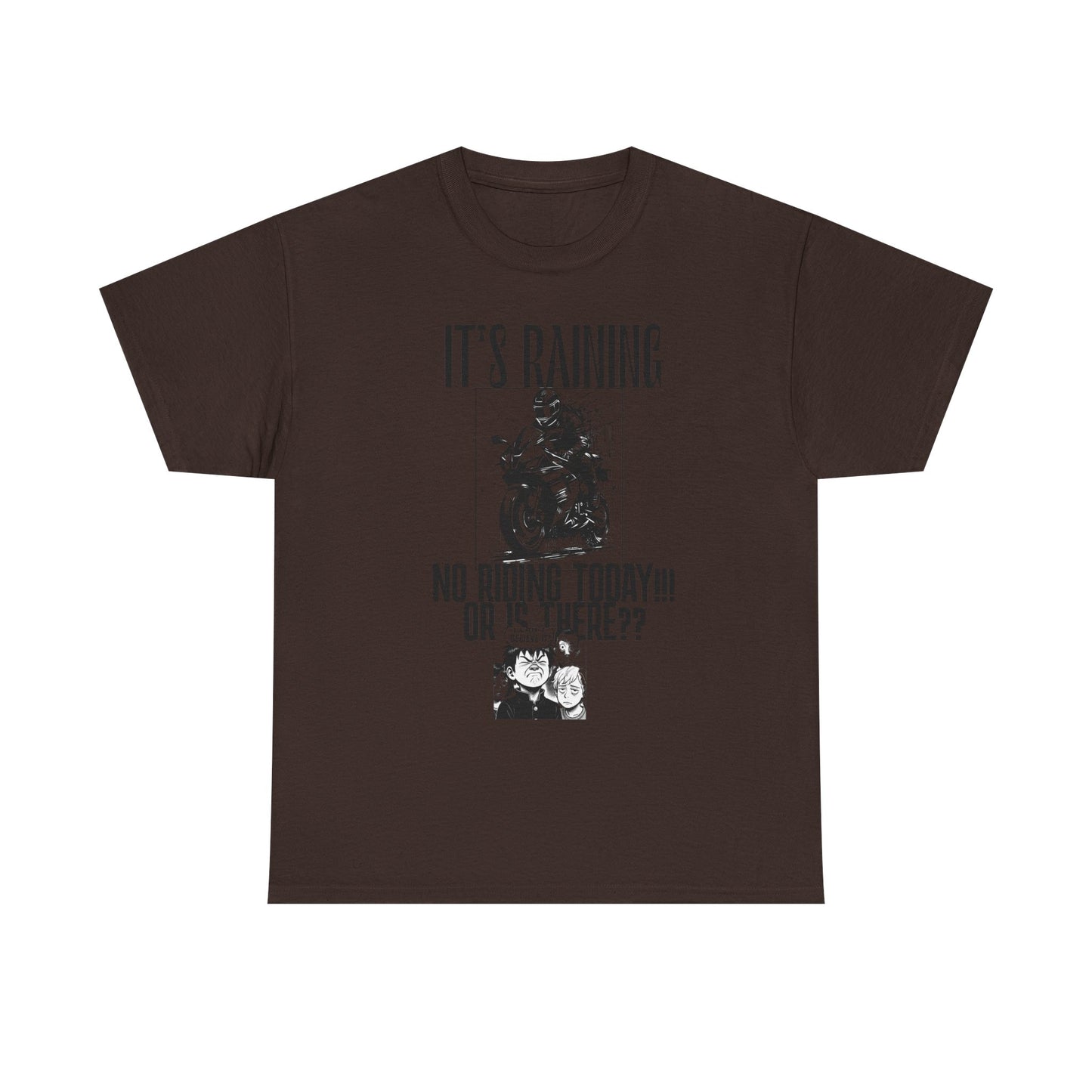 Motorcycle Rainy Day Tee - Fun Biker Shirt for Riders, Unisex Graphic Tee, Gift for Motorcycle Enthusiasts, Outdoor Adventure Apparel