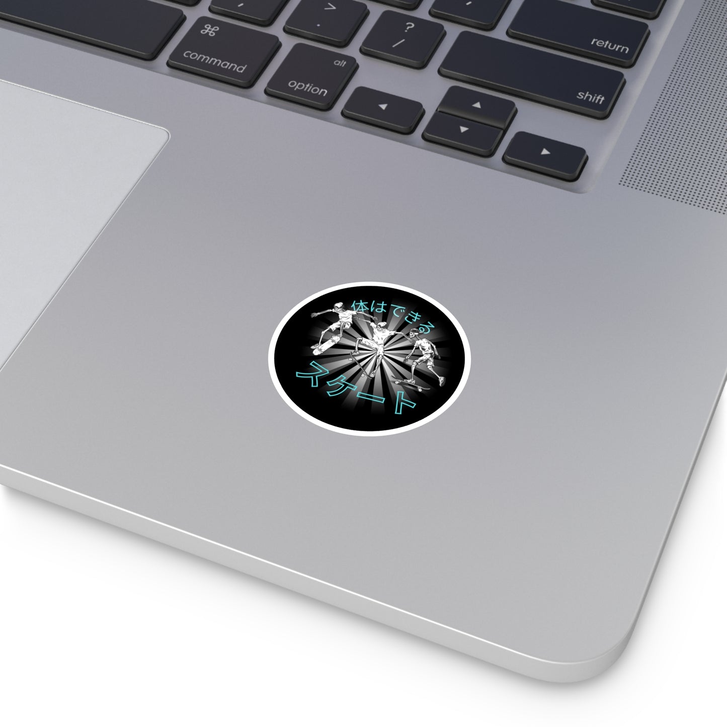 Skateboard Skeleton Stickers, Cool Retro Designs for Skate Enthusiasts, Waterproof Art for Laptops, Journals, and More