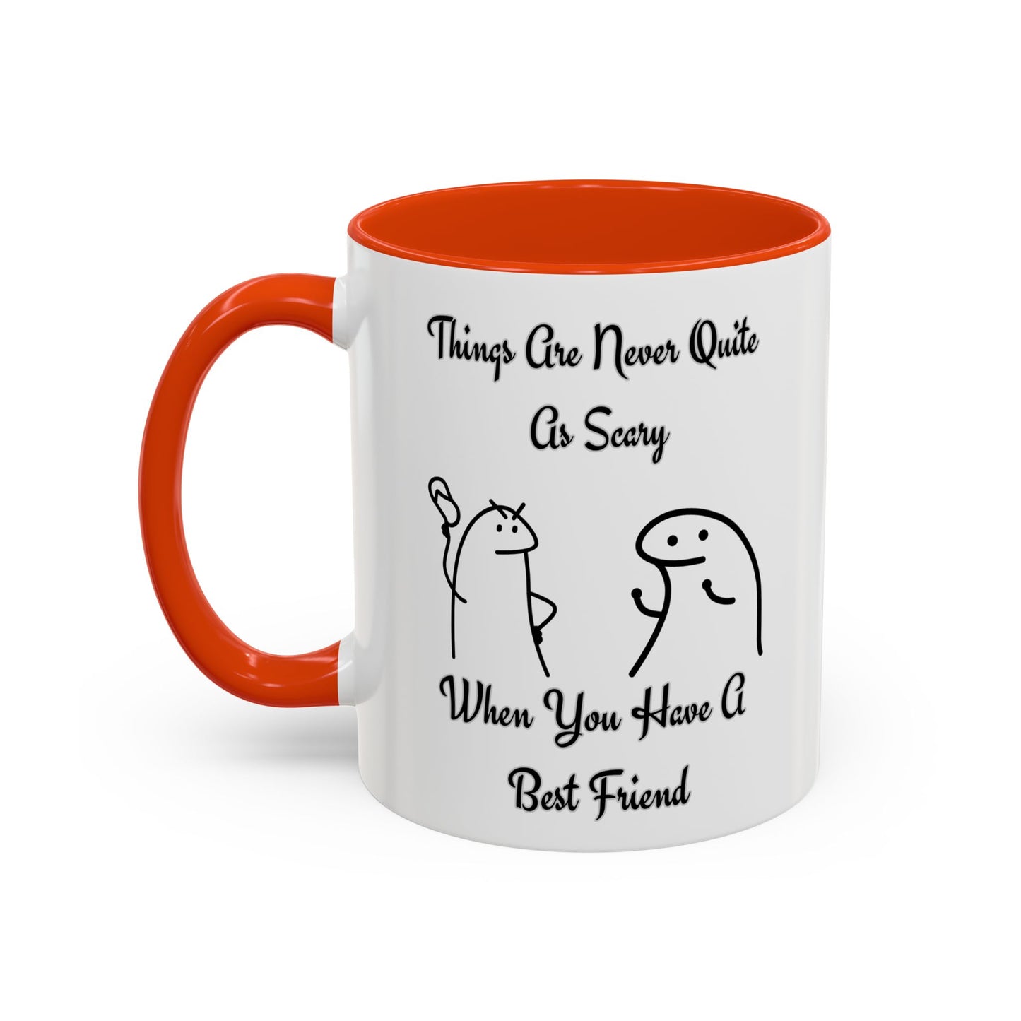 Best Friend Coffee Mug, Colorful Friendship Mug, Cute Gift for Friends, Inspirational Quote Mug, 11oz, 15oz
