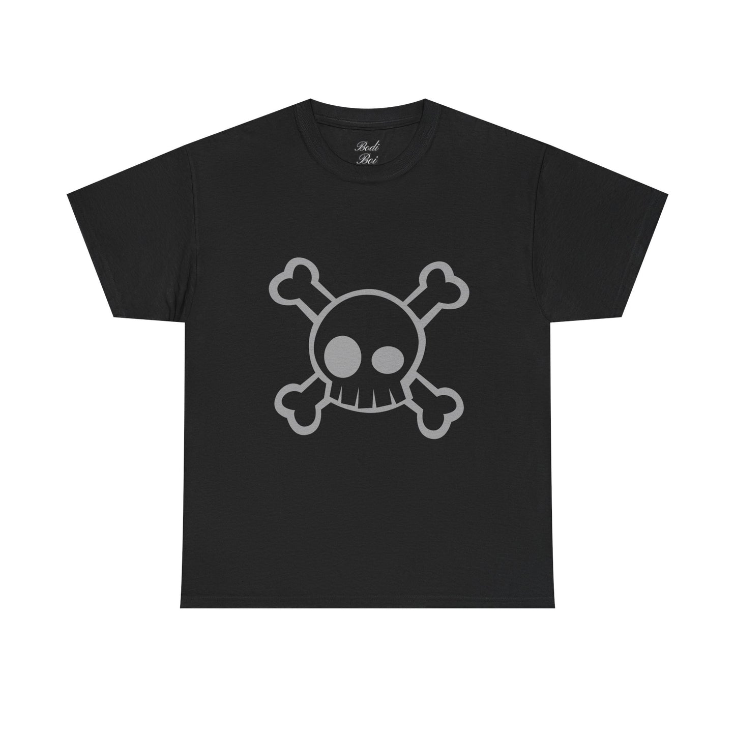 Skull & Bear Graphic Tee, Unisex Heavy Cotton Shirt for Casual Wear, Gift for Birthdays, Halloween, Gothic Tee, Cool Tee, Bear Lover Gift,