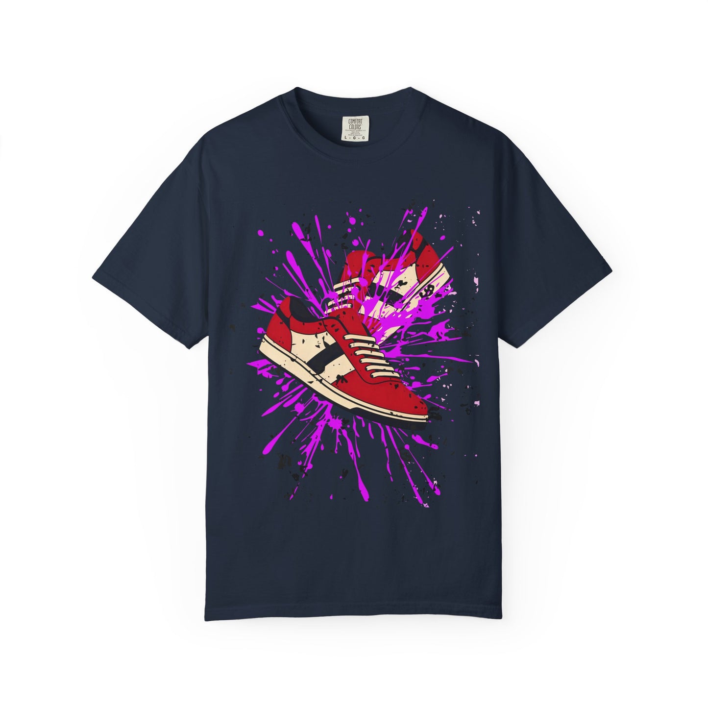 Sneaker Splash Unisex T-Shirt | Vibrant Graphic Tee | Streetwear Style | Perfect for Gift Giving | Hip-Hop Fashion | Casual Wear