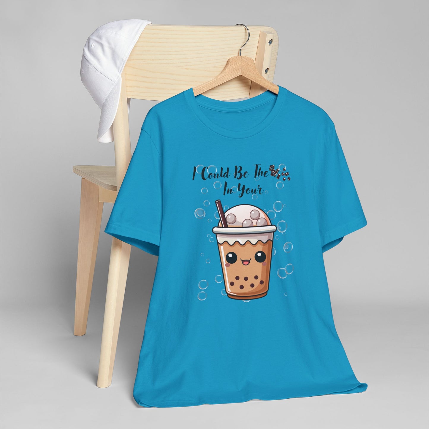 Cute Bubble Tea T-Shirt, Funny Drink Tee, Gift for Tea Lovers, Unisex Casual Shirt, Trendy Summer Wear, Coffee Addict Top