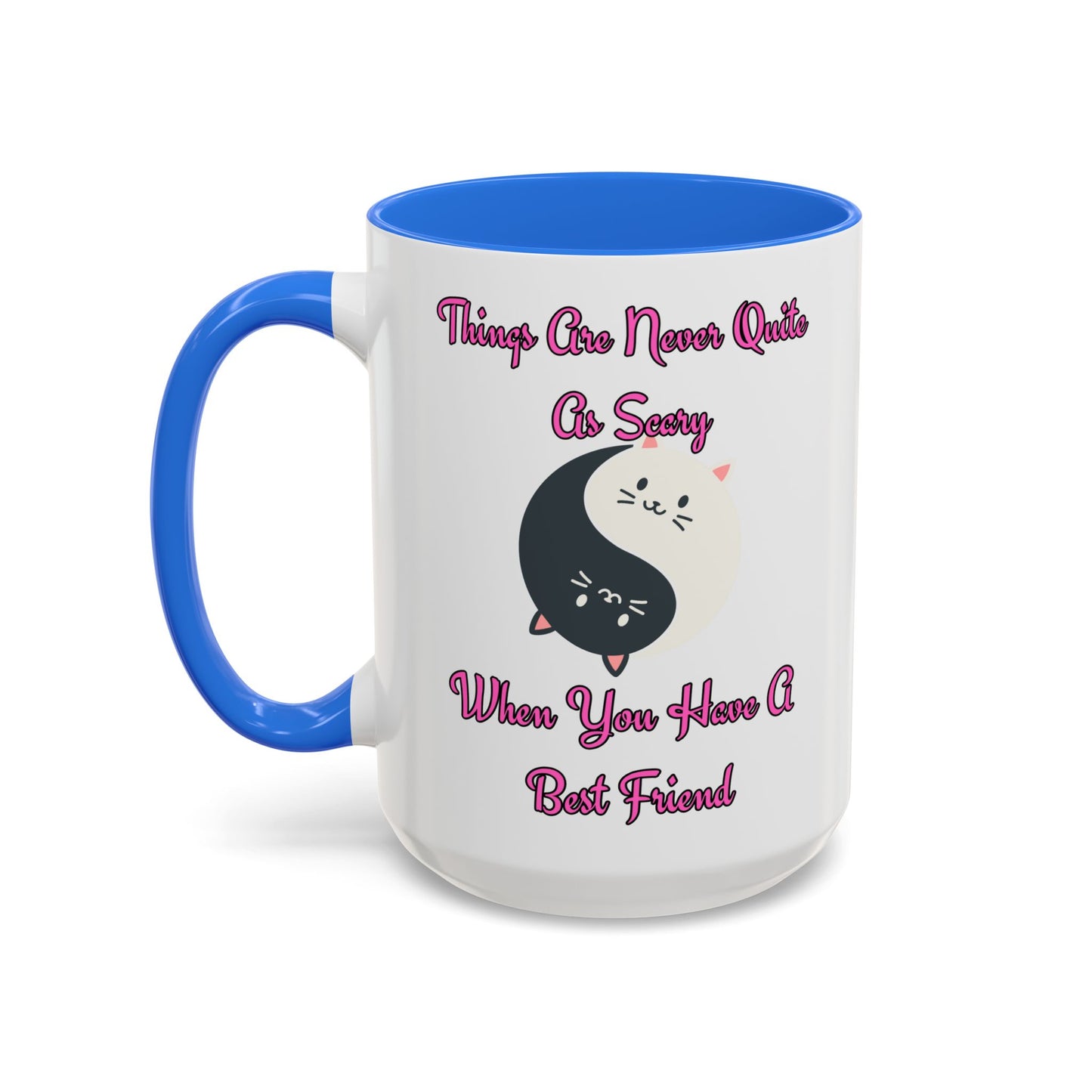 Cute Best Friend Coffee Mug | Colorful Ceramic Mug for Friendship | Gift for Besties, Birthdays, Friendship Day, Cute Mug