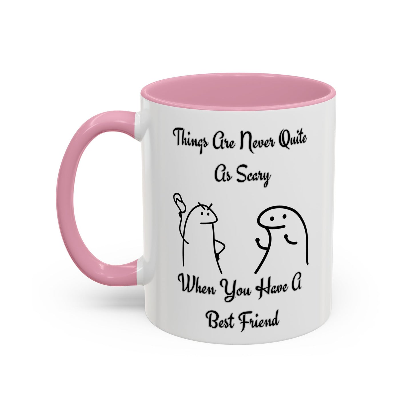Best Friend Coffee Mug, Colorful Friendship Mug, Cute Gift for Friends, Inspirational Quote Mug, 11oz, 15oz