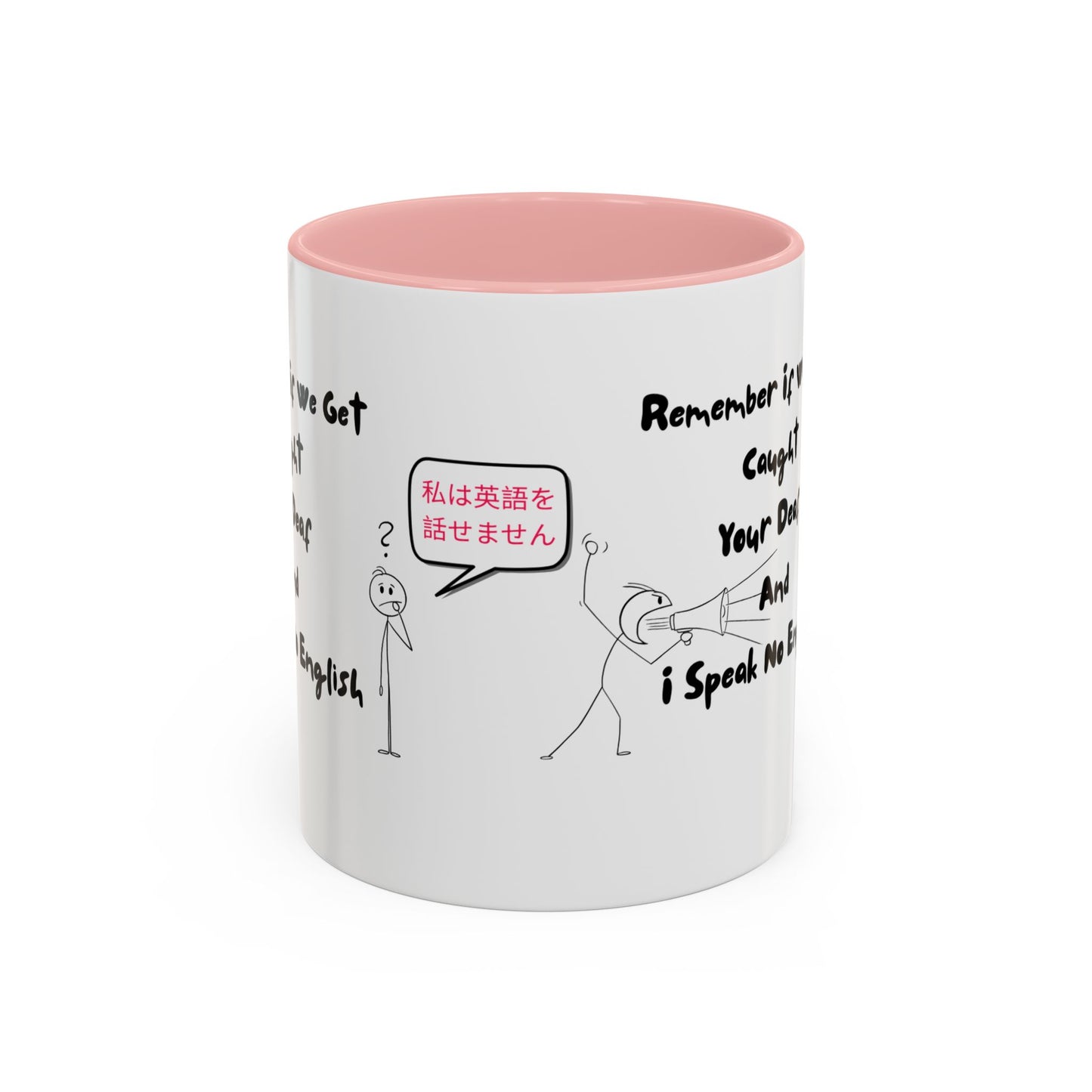 Humorous Accent Coffee Mug, Funny Gift for Language Lovers, Quirky Tea Mug, Cute Coffee Cup, Ideal for Friends, Family, or Students