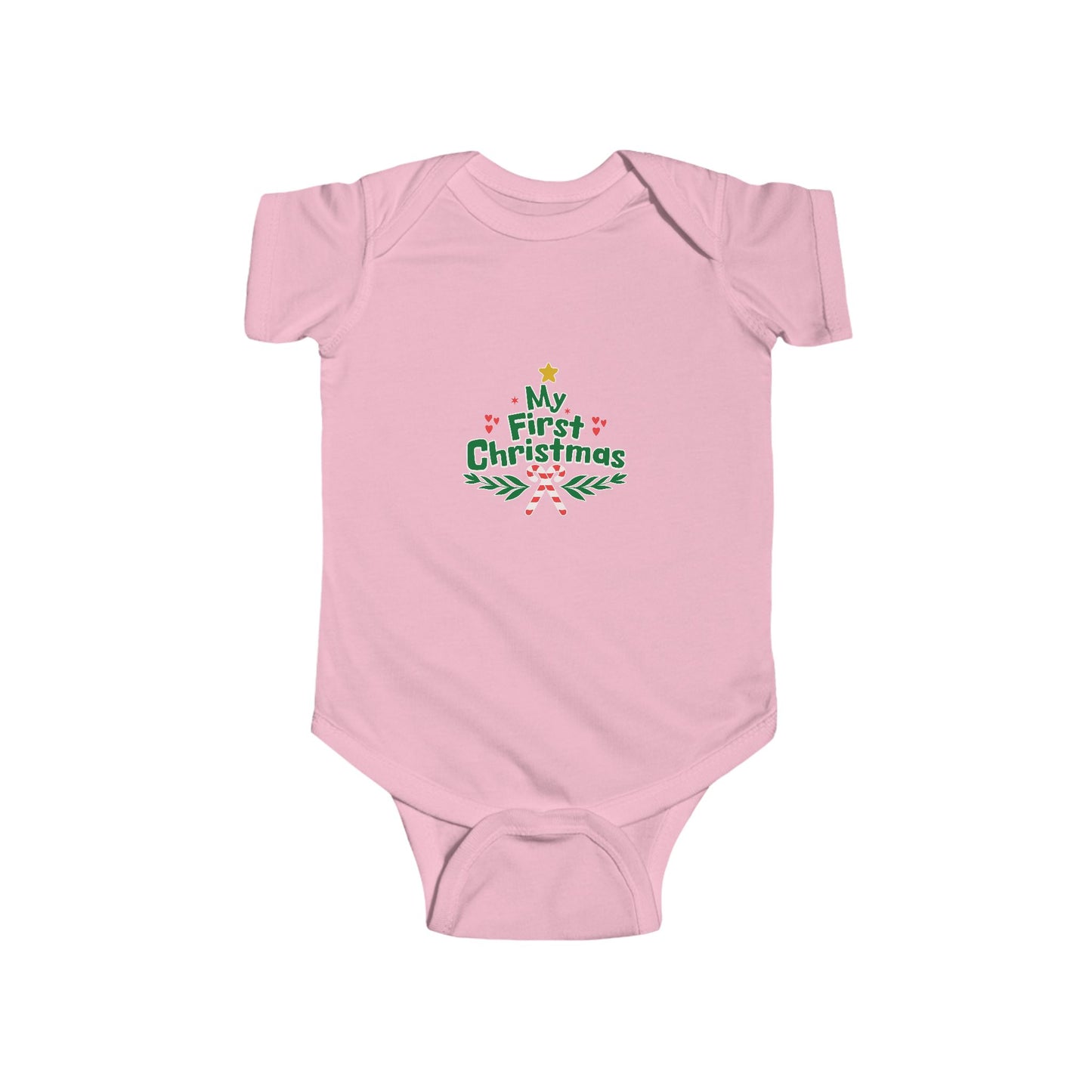 My First Christmas Infant Bodysuit, Baby Holiday Outfit, Cute Christmas Onesie, Baby Shower Gift, Newborn Christmas Apparel