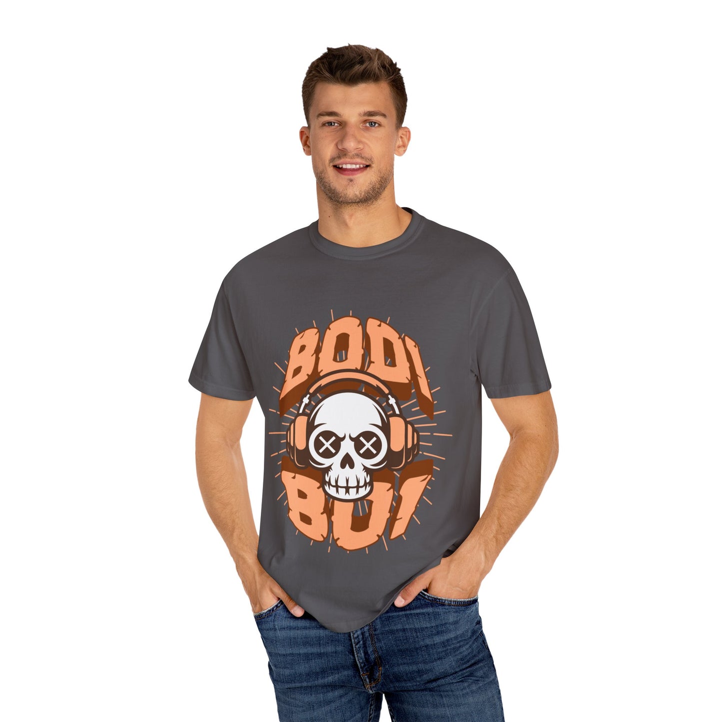 Edgy Skull Graphic Tee, Unisex T-shirt for Music Lovers, Casual Streetwear, Alternative Fashion, Gift for Him/Her