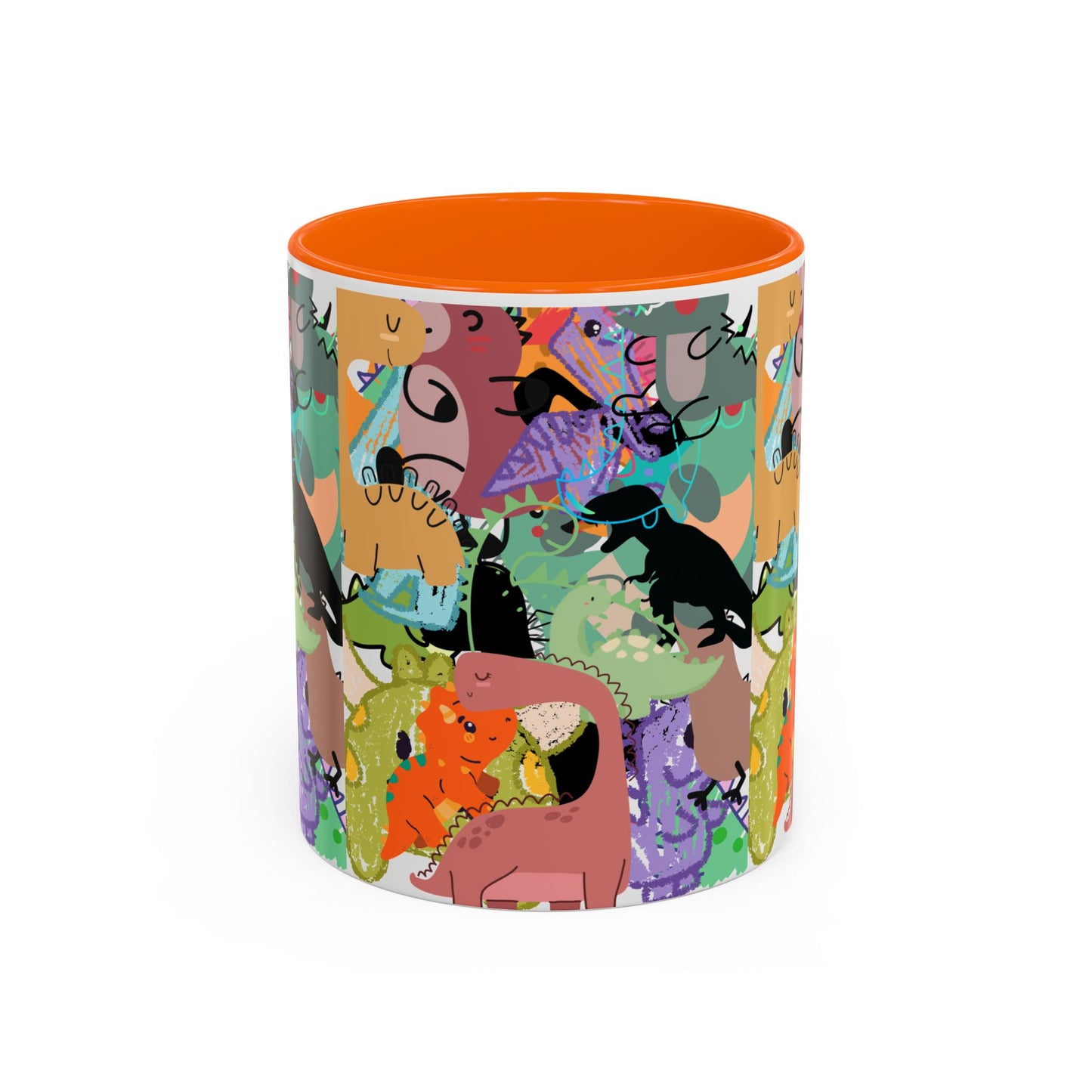 Vibrant Animal Pattern Coffee Mug, Fun Animal Mug, Colorful Mug Gift, Unique Coffee Cup, Quirky Cat Mug, Animal Lovers Drinkware
