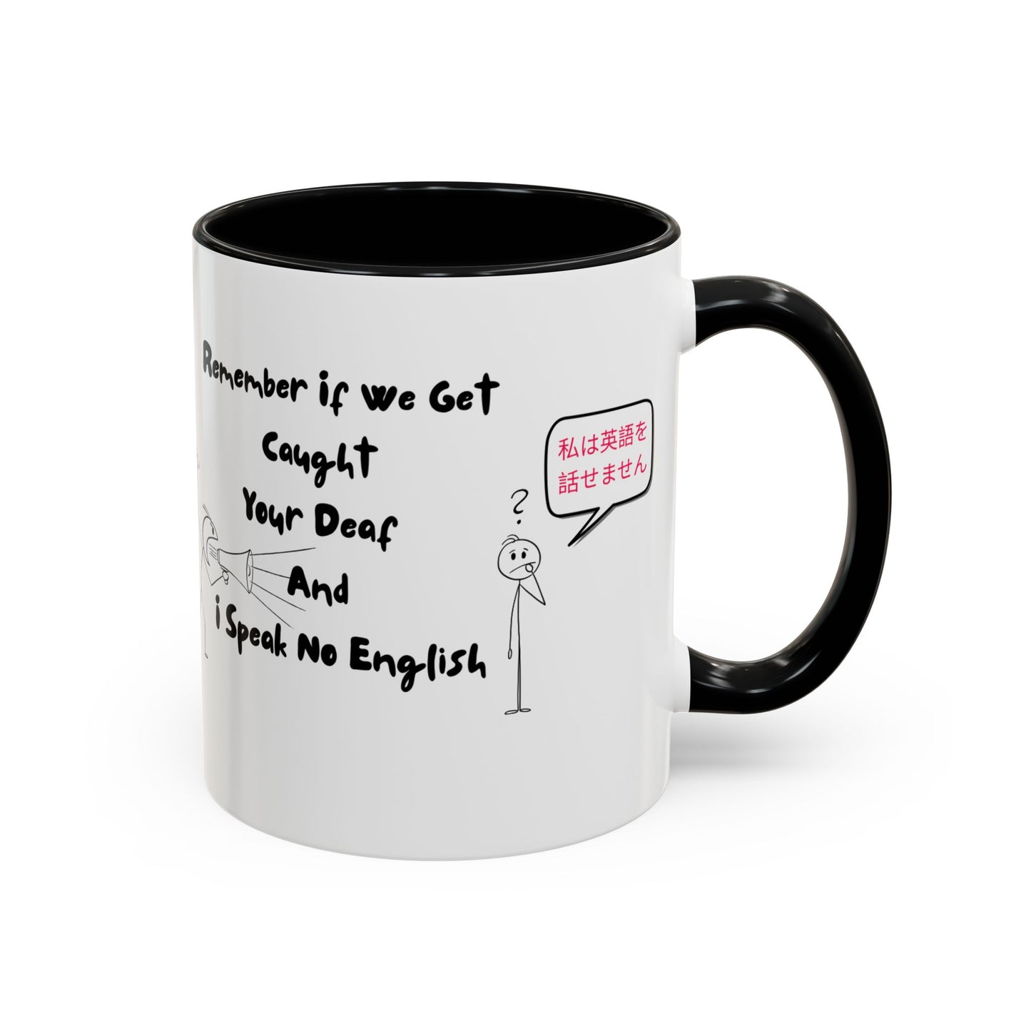 Humorous Accent Coffee Mug, Funny Gift for Language Lovers, Quirky Tea Mug, Cute Coffee Cup, Ideal for Friends, Family, or Students