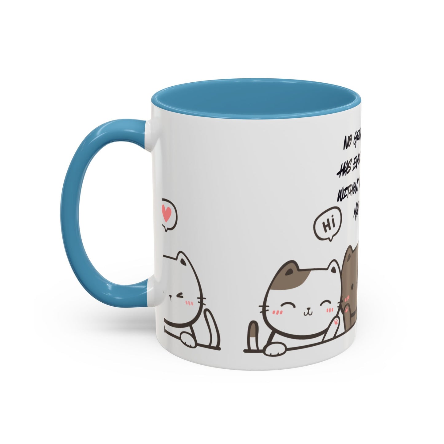 Cute Cat Quote Coffee Mug, Cat Lover Gift, Fun Kitchen Decor, Office Mug, Gift for Cat Moms, Whimsical Cat Theme