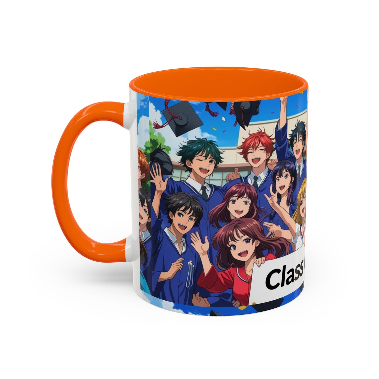 Anime Graduation Coffee Mug for Class of 2025, Personalized Gift, School Memories, Graduation Celebration, Unique Teacher Gift