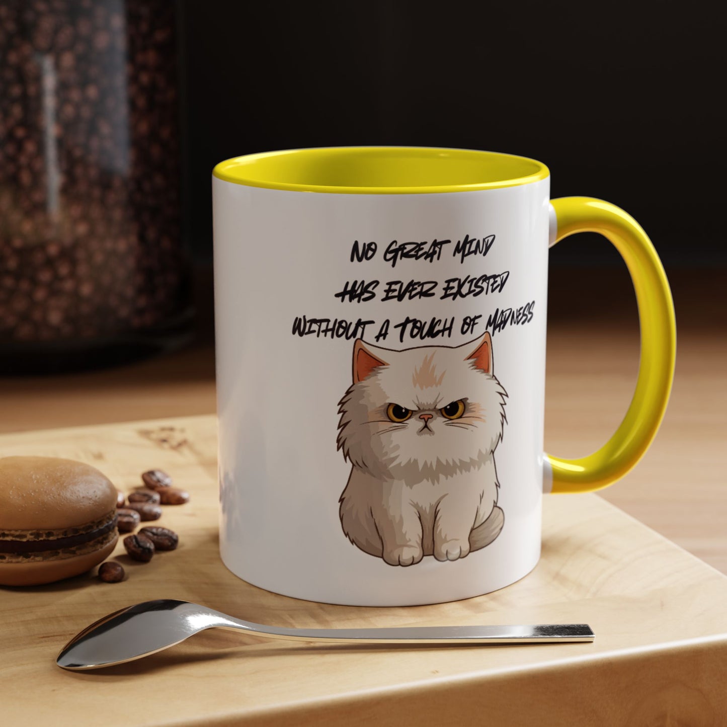 Funny Cat Quote Coffee Mug | Gift for Cat Lovers | Unique Tea Cup | Pet Owner Present | Cute Kitchen Decor | Humorous Mug