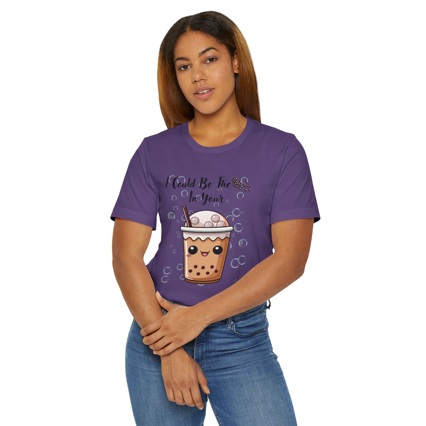 Cute Bubble Tea T-Shirt, Funny Drink Tee, Gift for Tea Lovers, Unisex Casual Shirt, Trendy Summer Wear, Coffee Addict Top