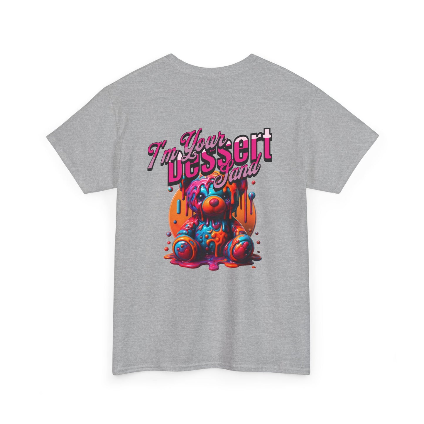 Whimsical Unisex Tee with Dessert Design, Fun Graphic Shirt for Parties, Casual Wear, Gift for Food Lovers, Cute Apparel
