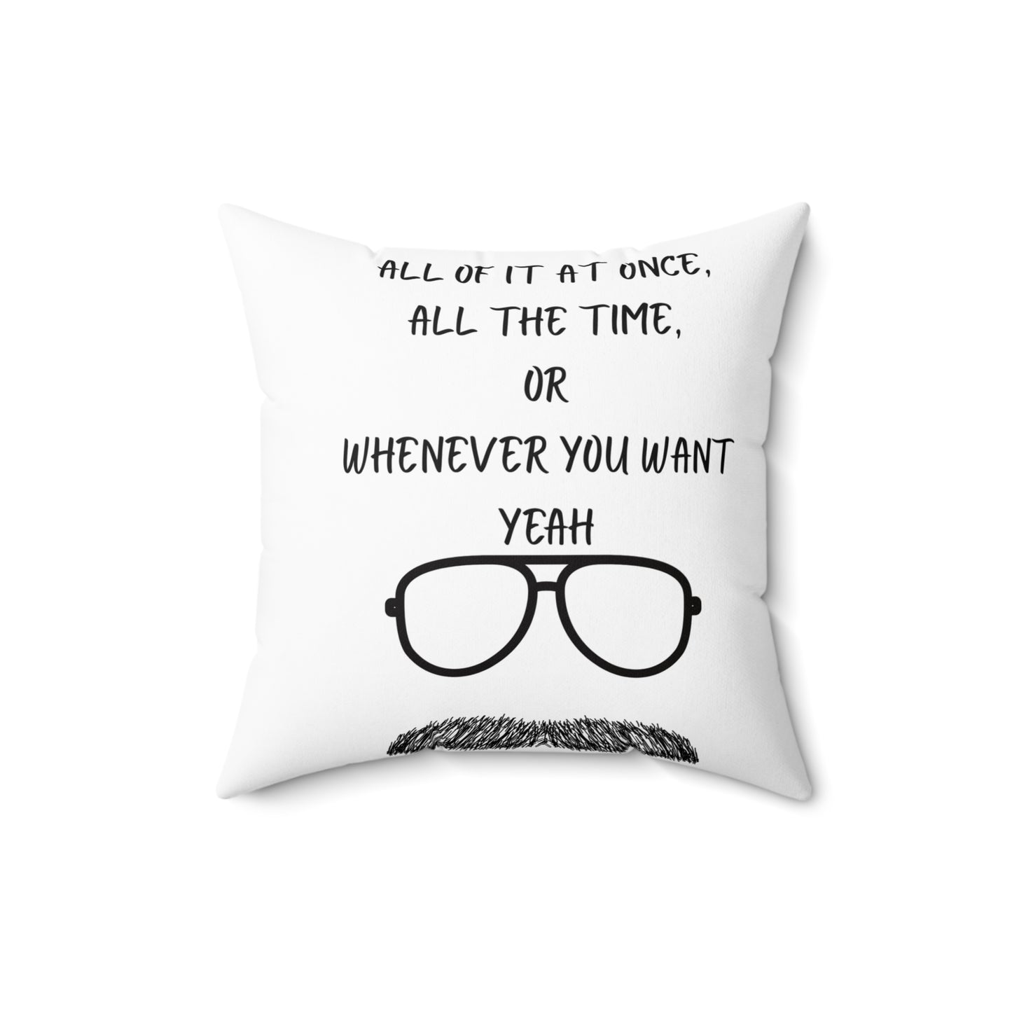 Birthday Do It Lady Humor Square Pillow | Do It Lady! Funny Gift, Decorative Throw Pillow, Sofa Cushion, Birthday Decor, Gift for Her