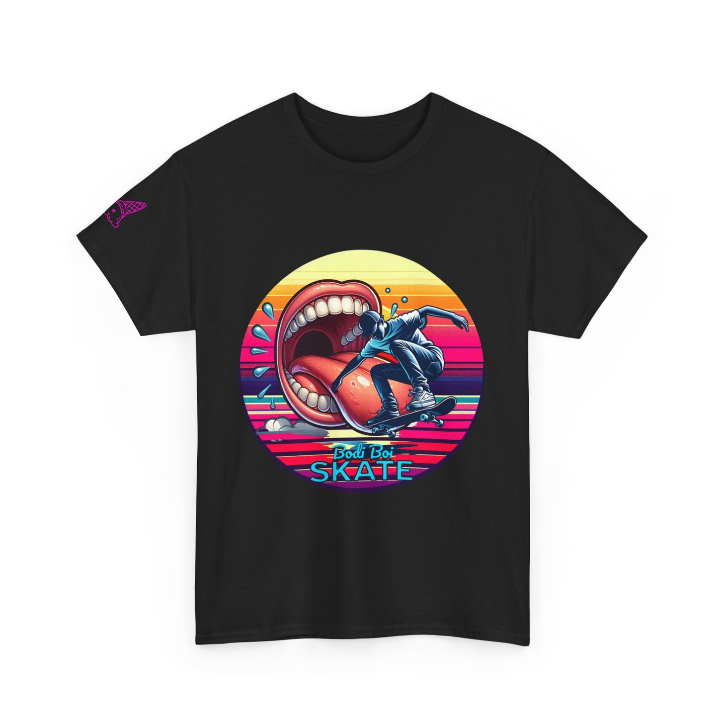 Retro Skate Graphic Tee, Fun Streetwear, Unisex Cotton Shirt for Skaters, Gift for Skate Lovers, Men's and Women's Tee