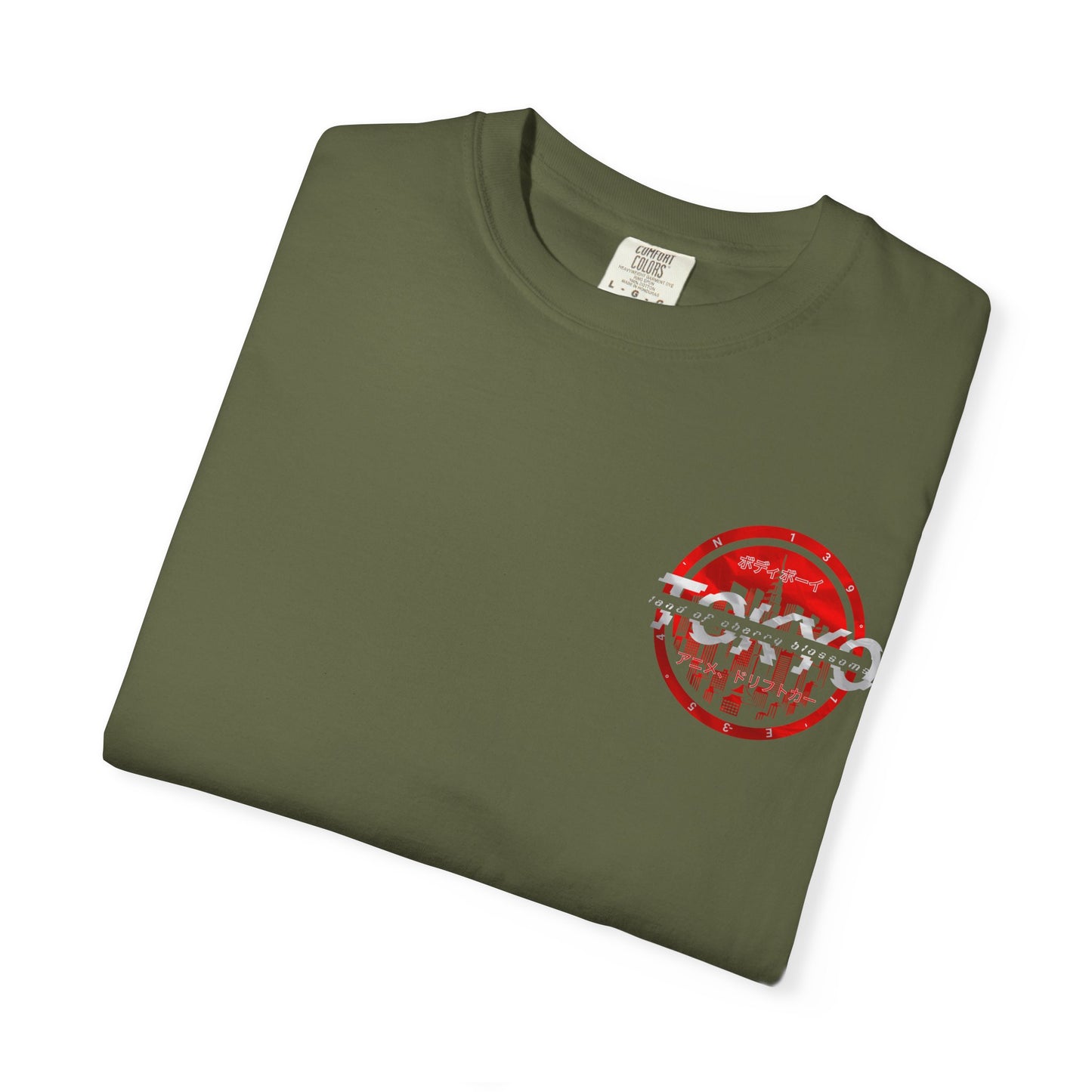 Bodi boi Garment-Dyed T-Shirt, Trendy Streetwear Tee, Travel Souvenir Shirt, Casual Wear, Gift for Tokyo Lovers