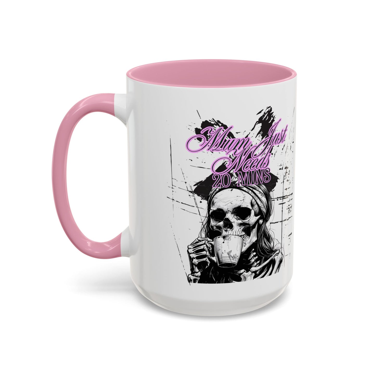 Mum Just Needs 20 min | Perfect for Coffee Lovers, Halloween Decor, Gift for Her, Unique Homeware, Fun Office Mug