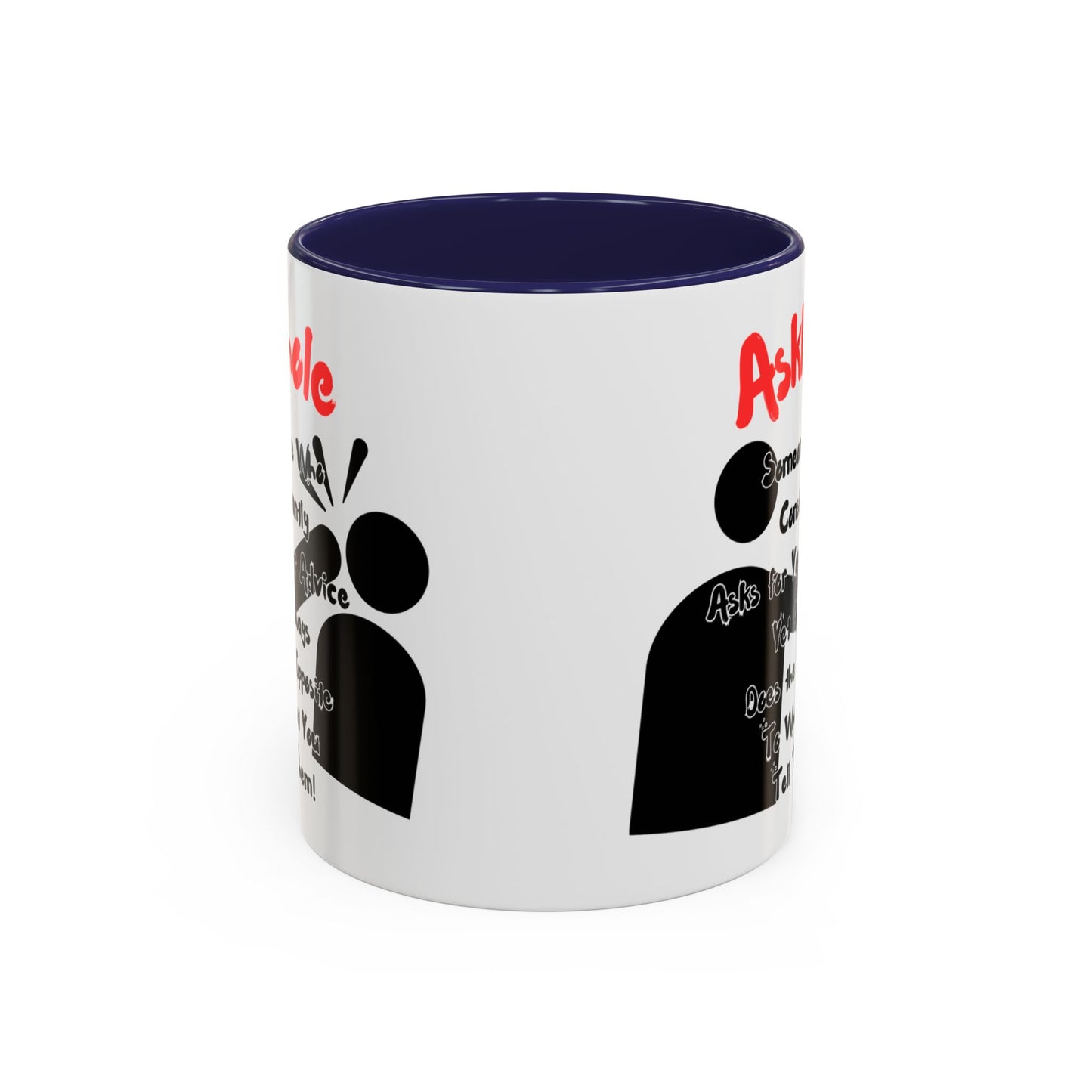Humorous Askhole Coffee Mug, Funny Gift for Askholes, Quirky Tea Mug, Gift for Friends, Office Humor Mug