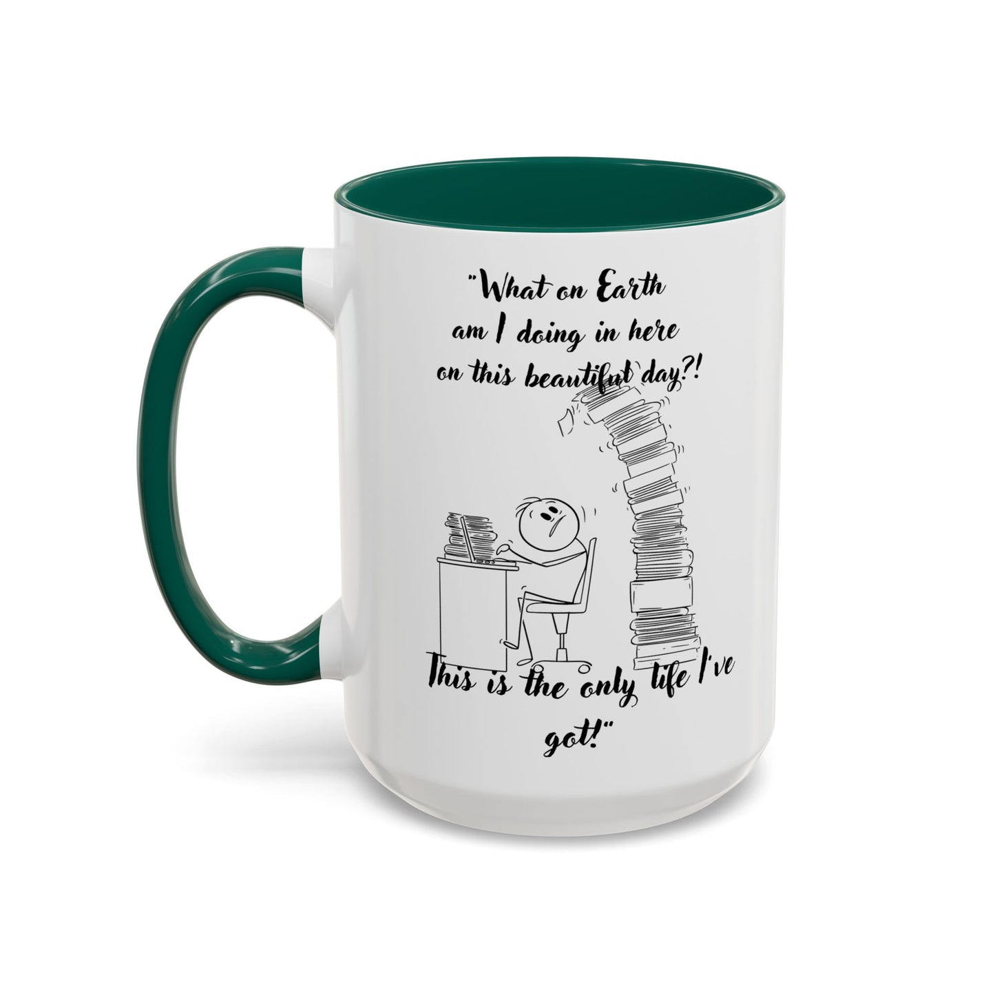 What am I doing here Coffee Mug - Perfect for Writers, Students, and Book Lovers!