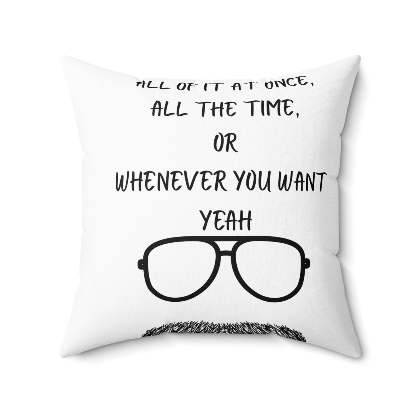 Birthday Do It Lady Humor Square Pillow | Do It Lady! Funny Gift, Decorative Throw Pillow, Sofa Cushion, Birthday Decor, Gift for Her