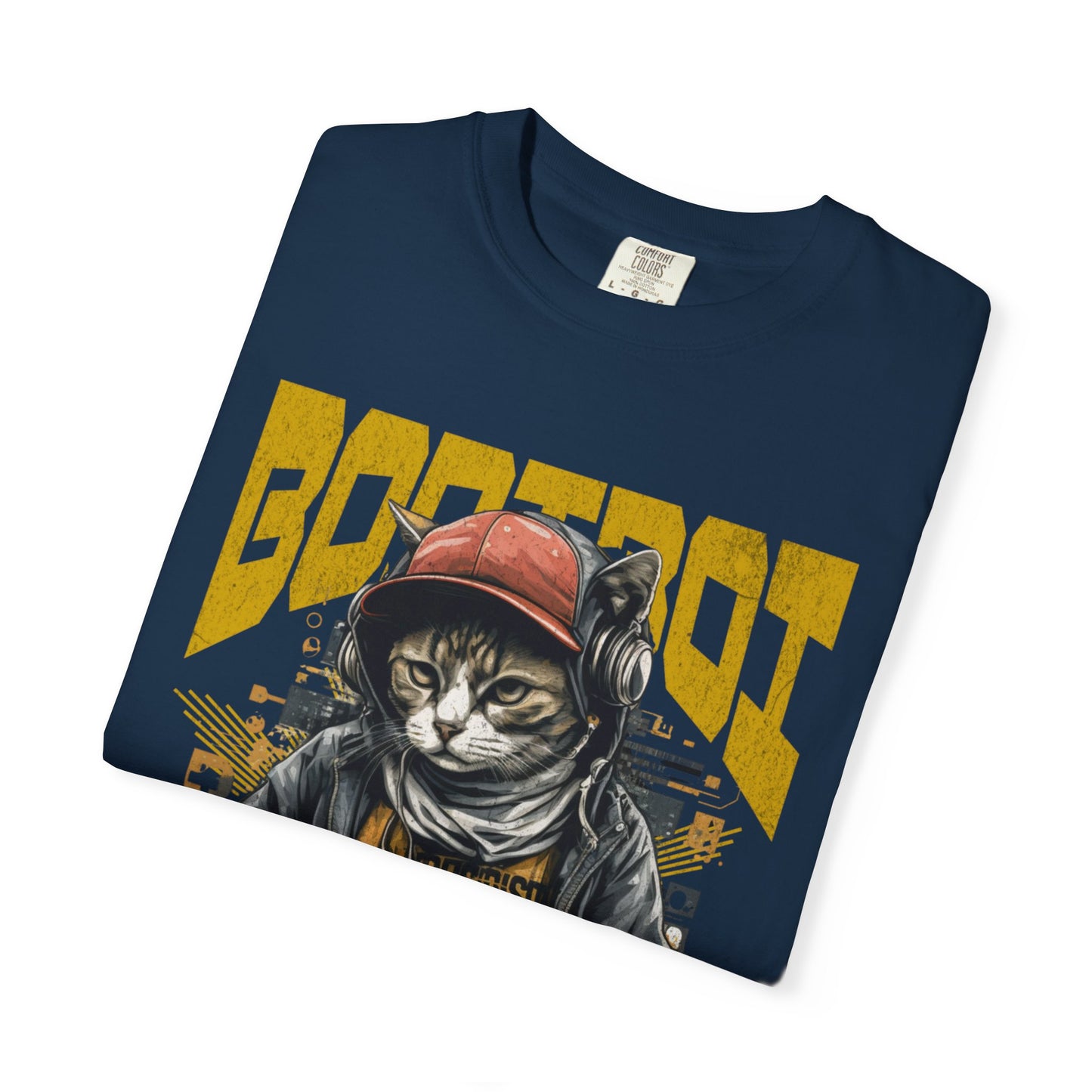 Bodi boi Unisex Vintage Style T-Shirt, Trendy Apparel for Cat Lovers, Casual Wear, Unique Gift Idea
