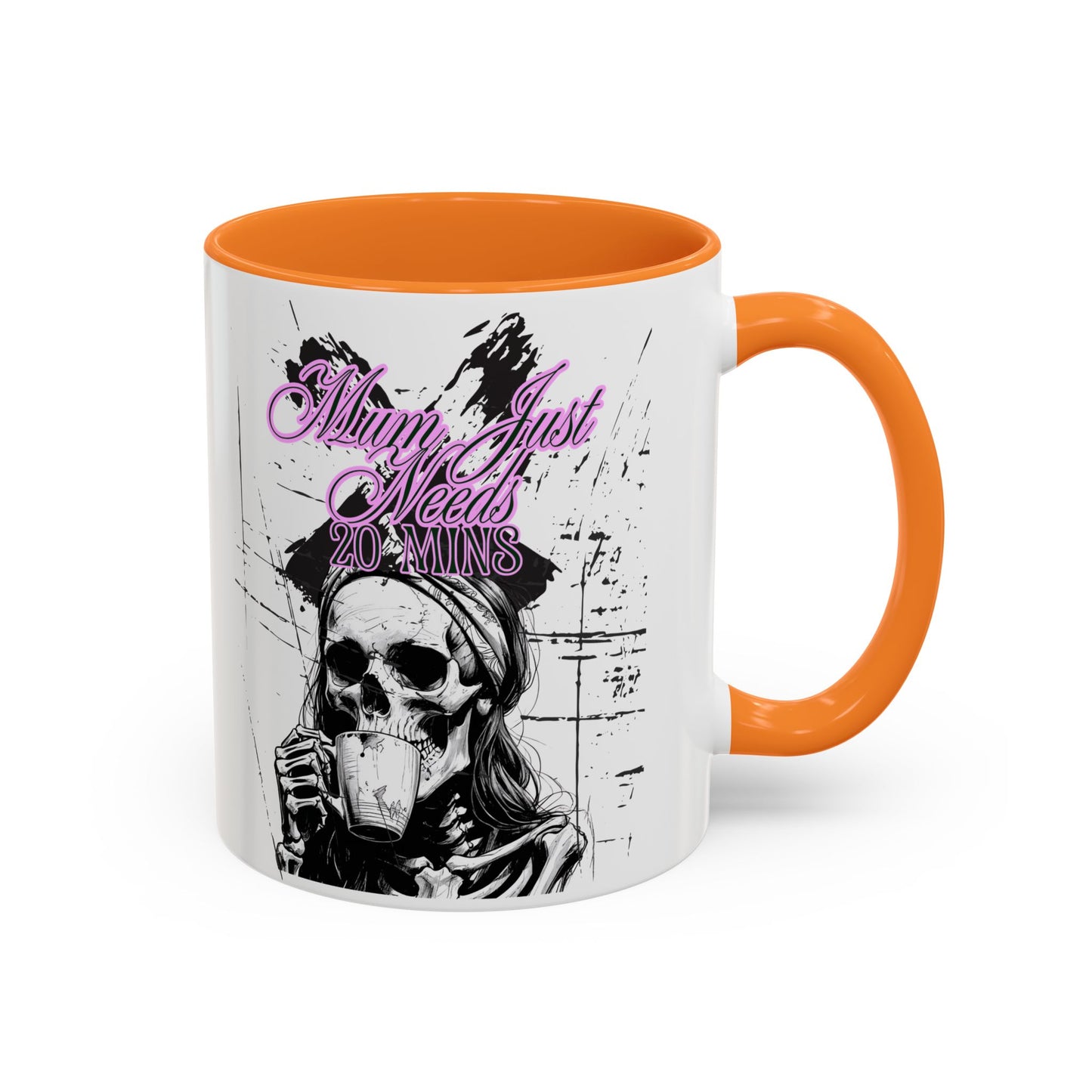 Mum Just Needs 20 min | Perfect for Coffee Lovers, Halloween Decor, Gift for Her, Unique Homeware, Fun Office Mug