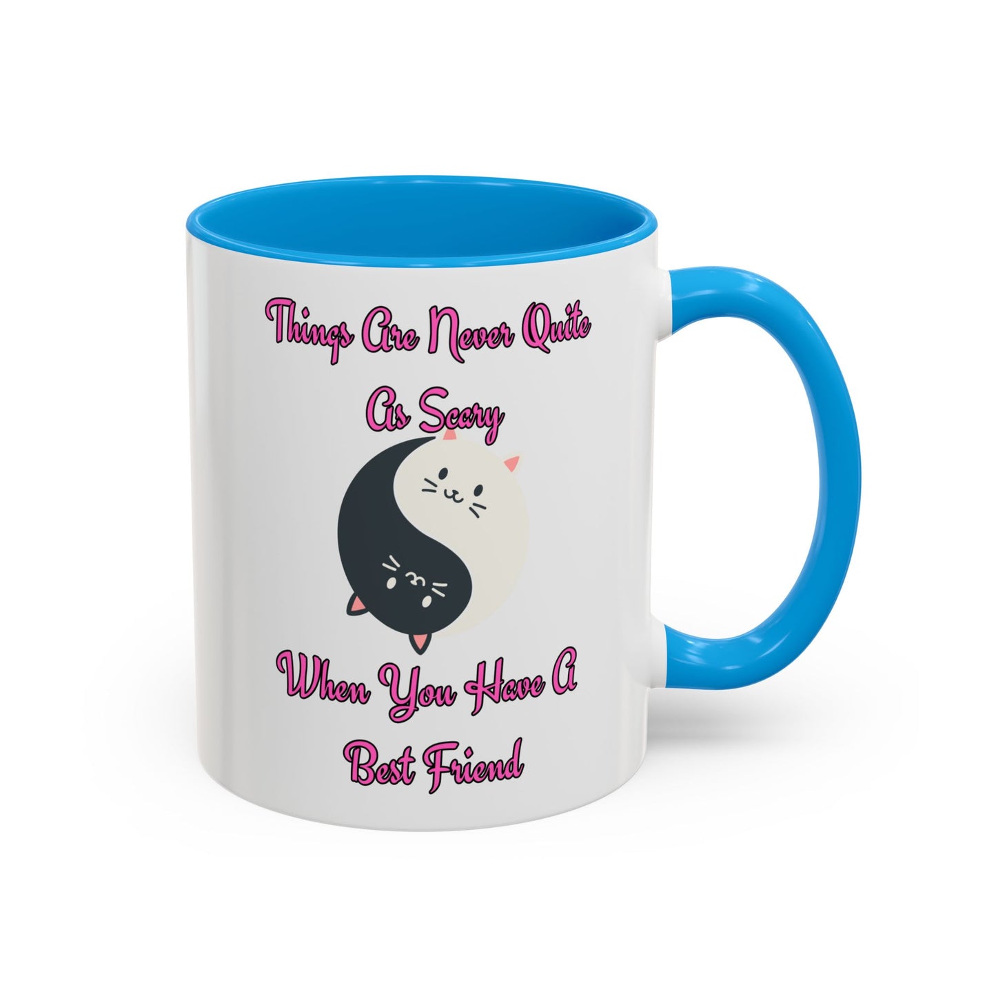 Cute Best Friend Coffee Mug | Colorful Ceramic Mug for Friendship | Gift for Besties, Birthdays, Friendship Day, Cute Mug