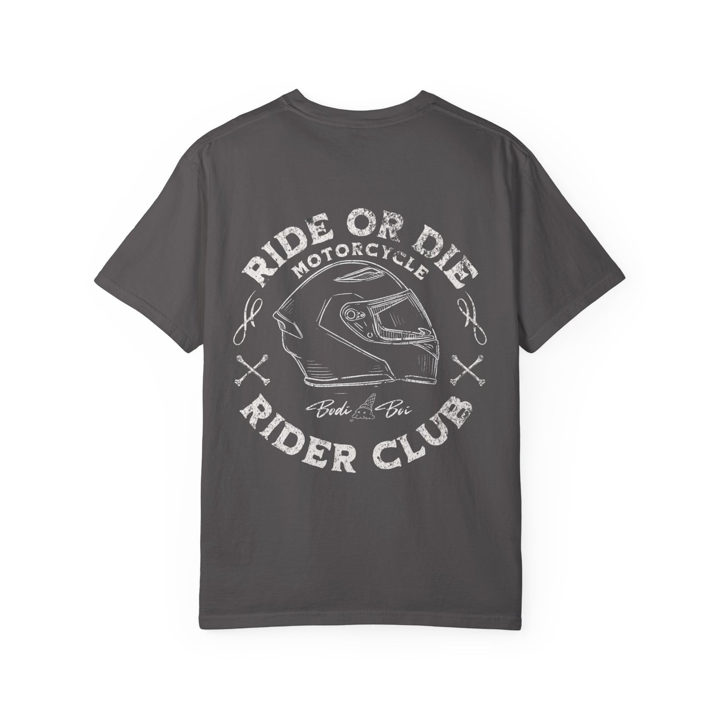 Motorcycle Club T-Shirt | Unisex Garment-Dyed Tee | Cool Rider Style, Casual Wear, Gift for Biker Enthusiasts, Men & Women
