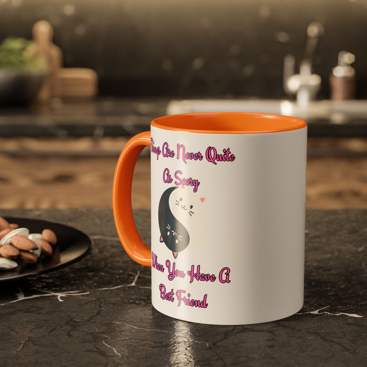 Cute Best Friend Coffee Mug | Colorful Ceramic Mug for Friendship | Gift for Besties, Birthdays, Friendship Day, Cute Mug