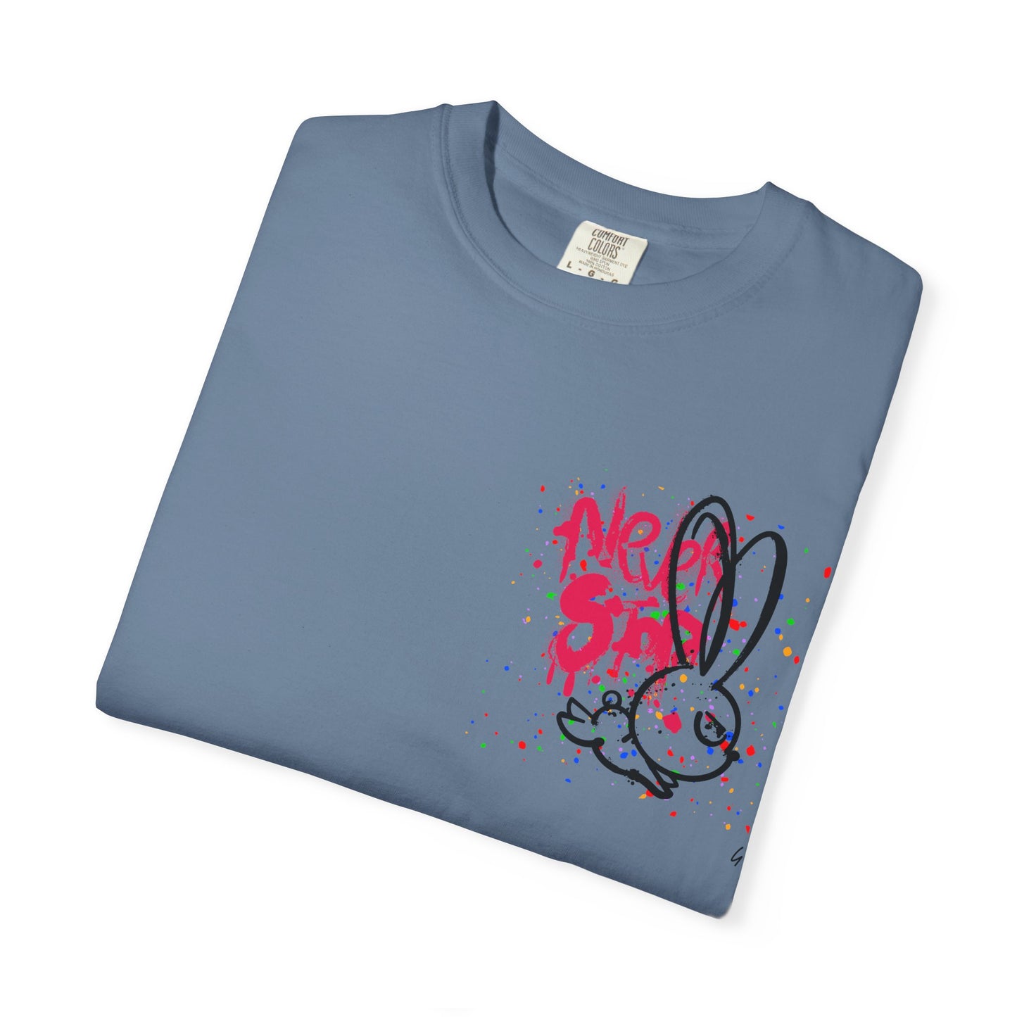 Whimsical Graphic Tee for Fun-Loving Souls, Cute Bunny & Bear Design, Unisex T-Shirt, Casual Wear, Gift for Kids & Teens