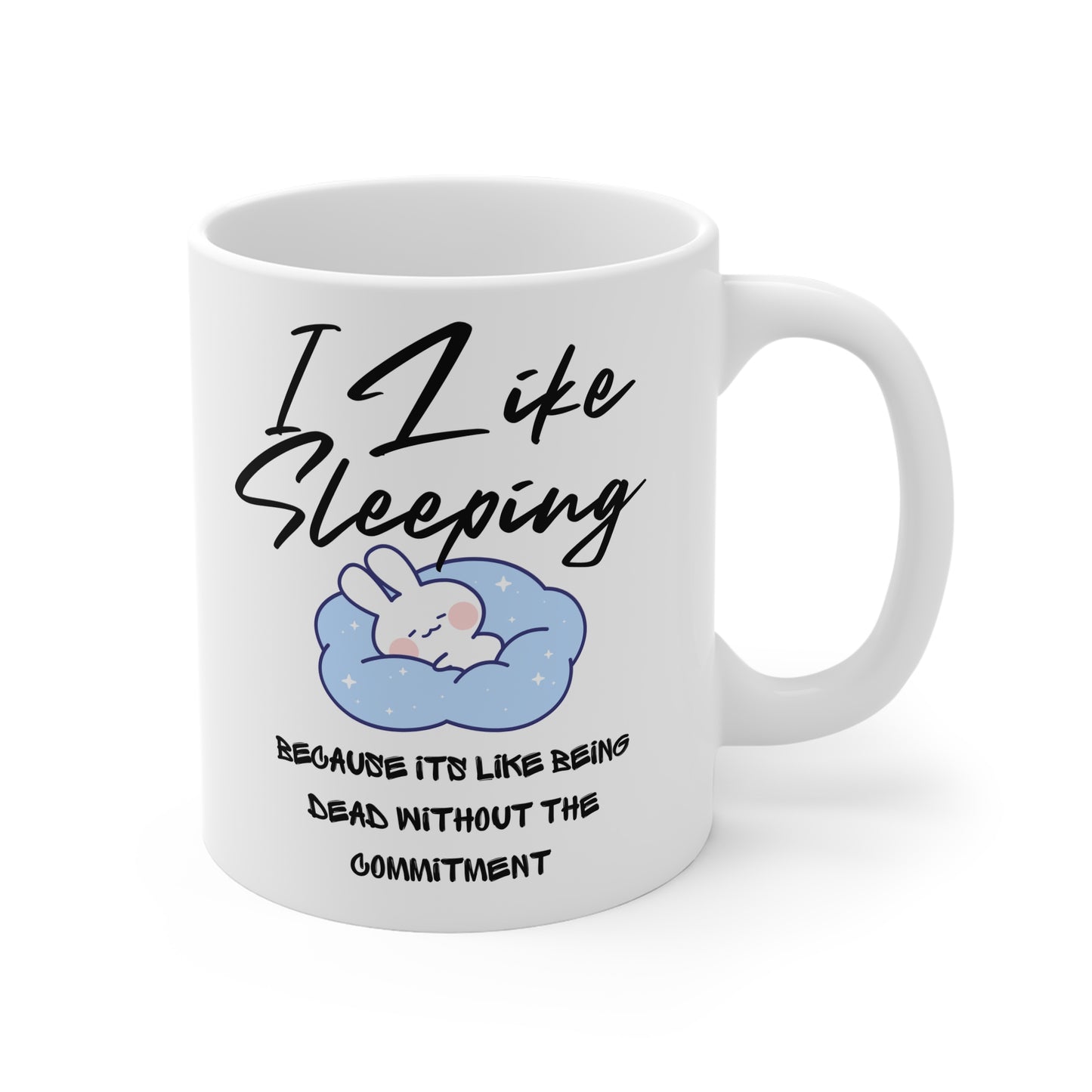 Cozy Sleep Lover Mug - I Like Sleeping, Funny Gift for Coffee & Tea Enthusiasts, Pajama Party, Gift for Him/Her