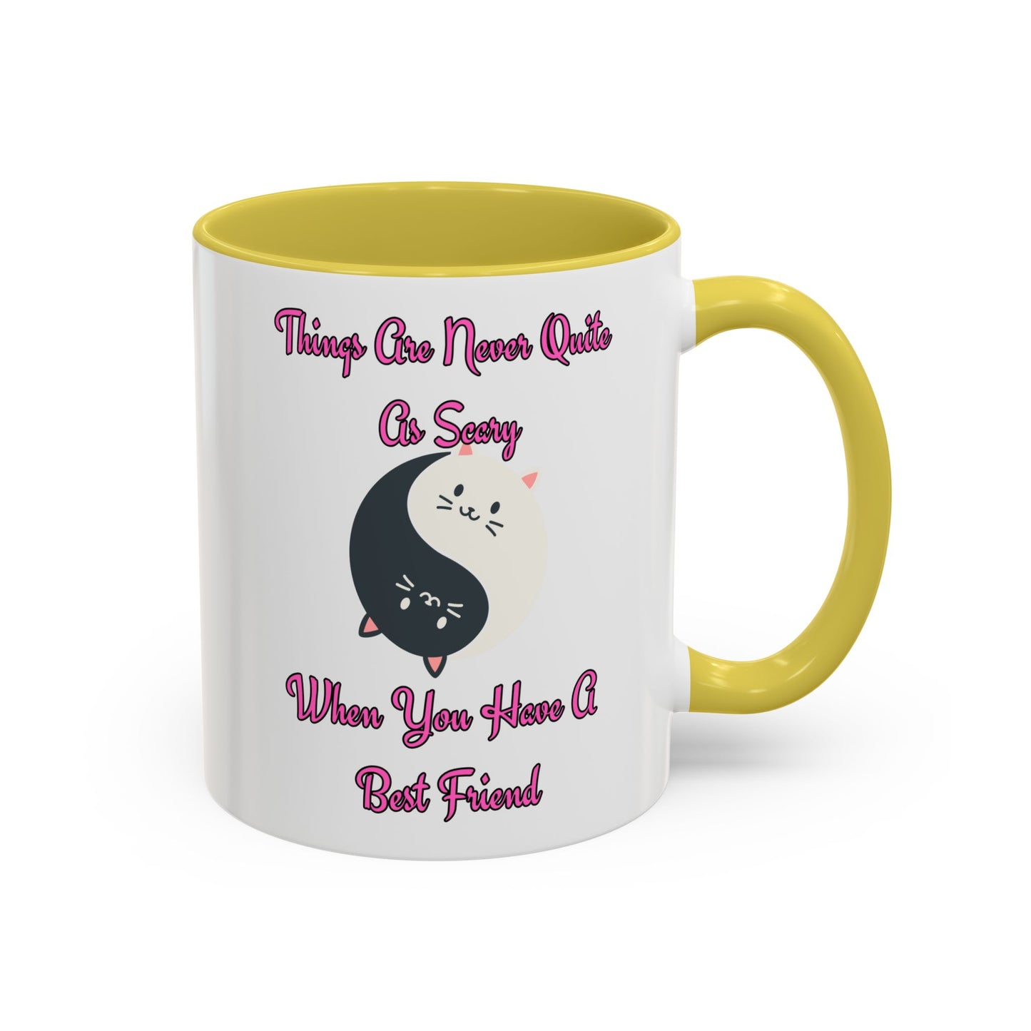 Cute Best Friend Coffee Mug | Colorful Ceramic Mug for Friendship | Gift for Besties, Birthdays, Friendship Day, Cute Mug