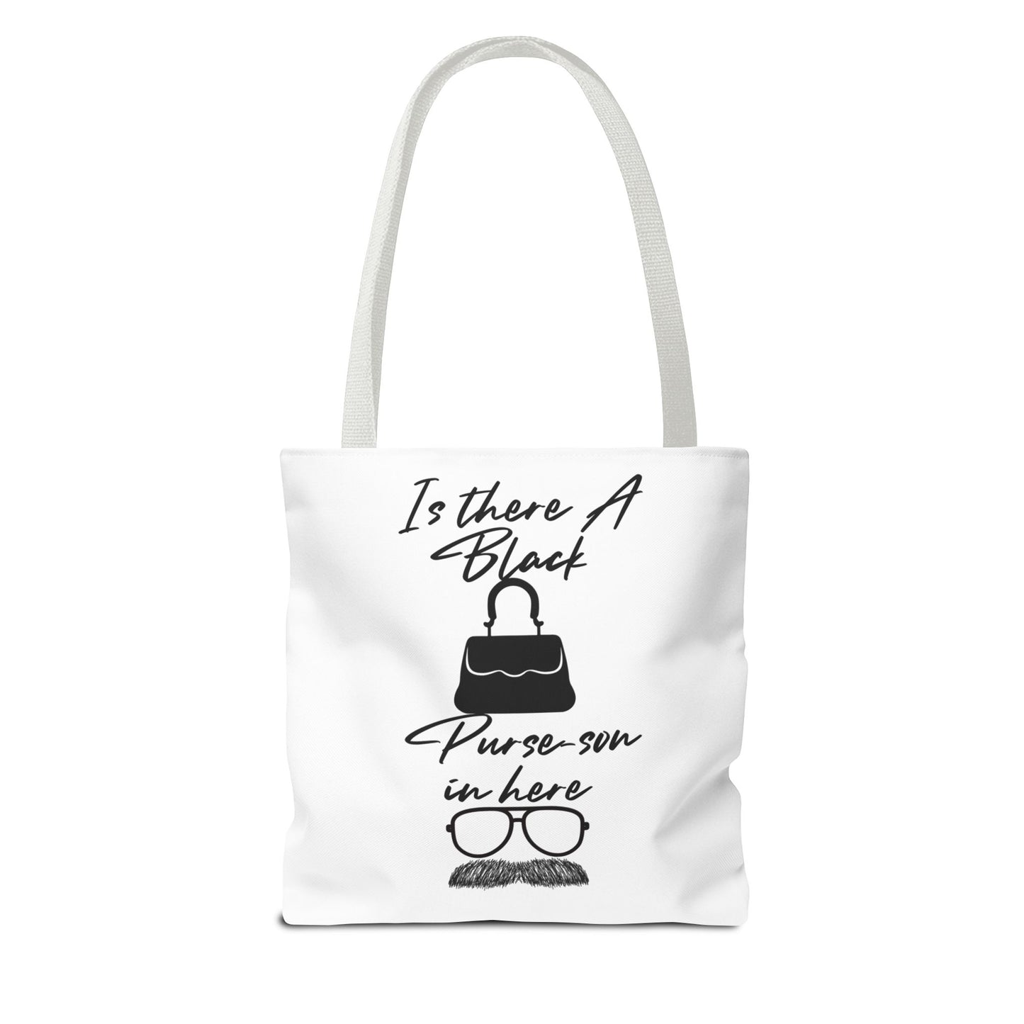 Black Purse-son Tote Bag, Funny Tote for Men and Women, Gift for Friends, Casual Bag, Shopping Tote, Perfect for Birthdays and Celebrations