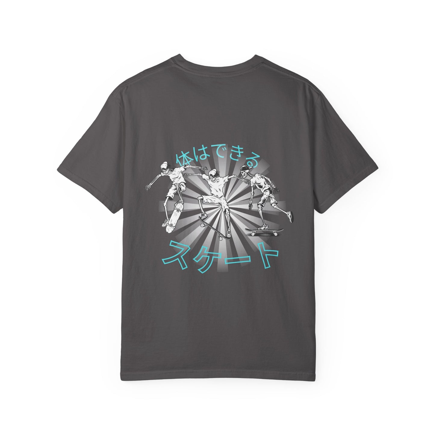 Japanese Skateboarding Design T-Shirt, Unisex Graphic Tee, Casual Streetwear, Gift for Skaters, Trendy Graphic T-Shirt, Funny Skate Shirt