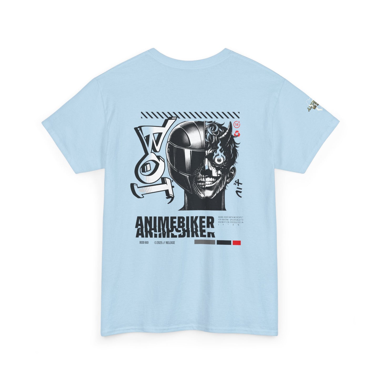 Anime-Inspired Unisex Heavy Cotton Tee | Casual Streetwear | Gift for Gamers, Anime Lovers, Unique Graphic Tee, Everyday Fashion
