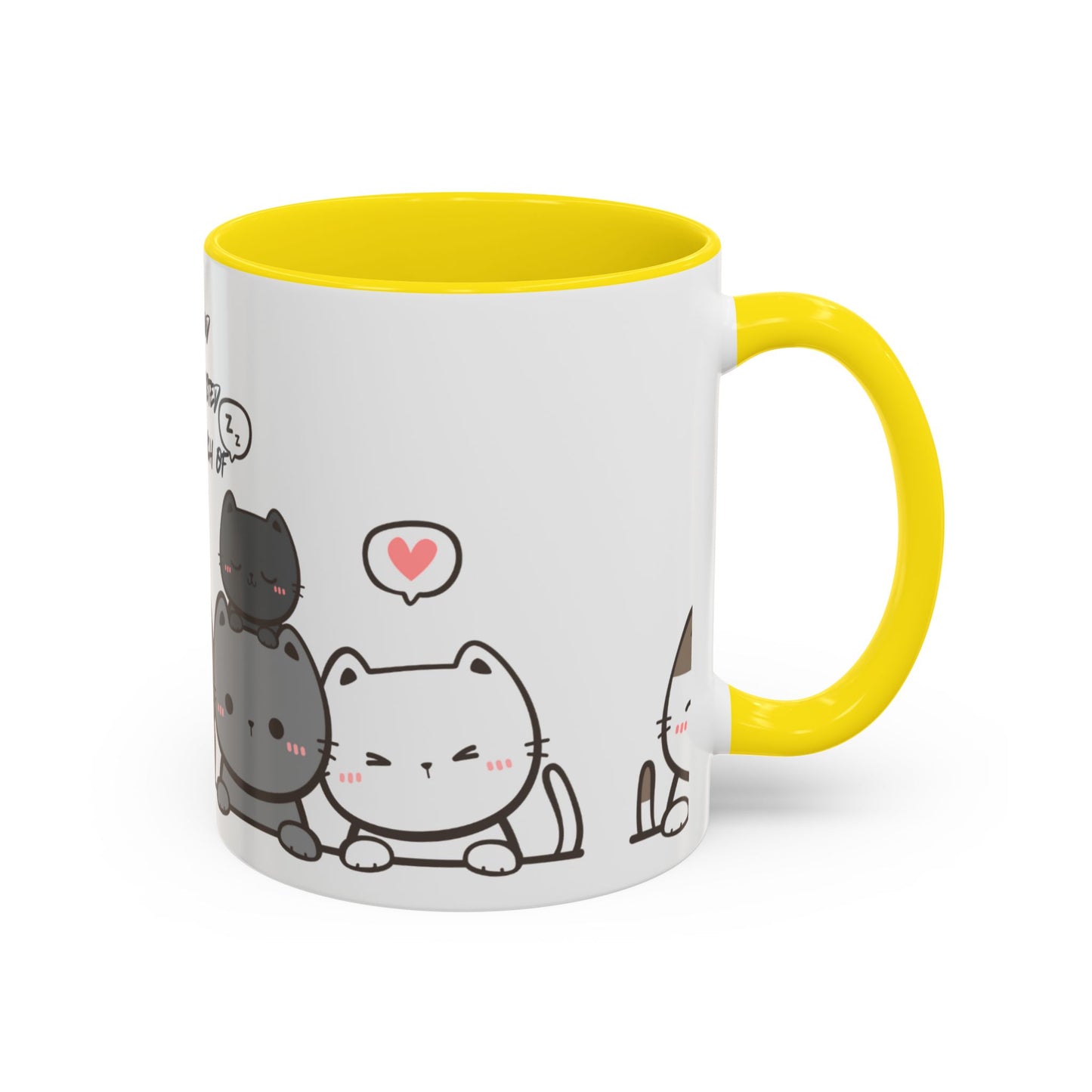 Cute Cat Quote Coffee Mug, Cat Lover Gift, Fun Kitchen Decor, Office Mug, Gift for Cat Moms, Whimsical Cat Theme