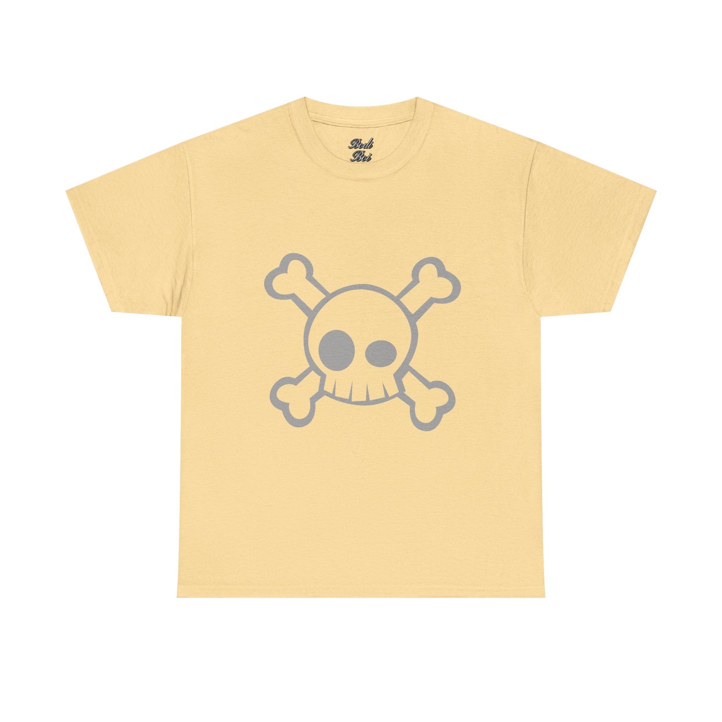 Skull & Bear Graphic Tee, Unisex Heavy Cotton Shirt for Casual Wear, Gift for Birthdays, Halloween, Gothic Tee, Cool Tee, Bear Lover Gift,
