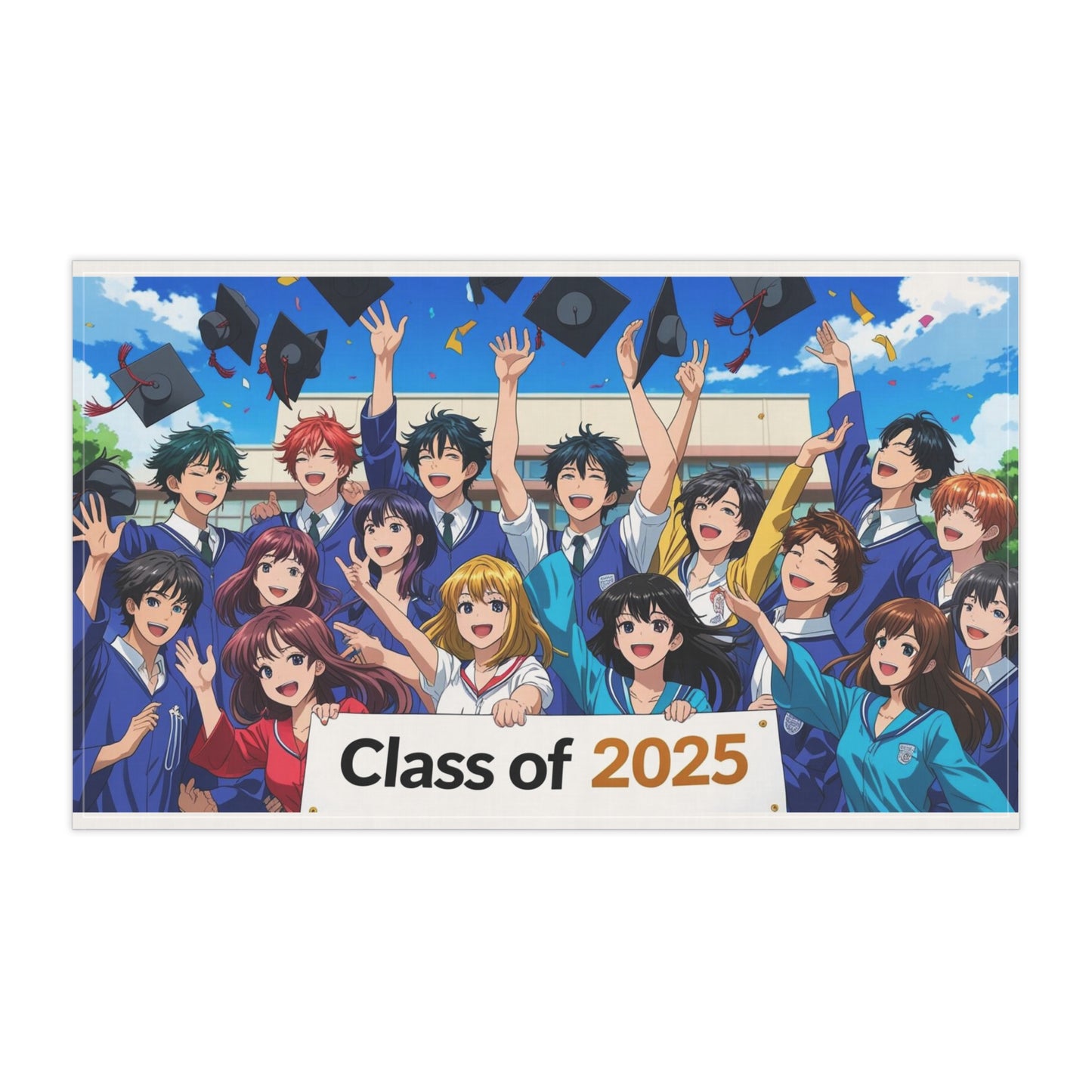 Graduation Tea Towels blank on the back for everyone to sign