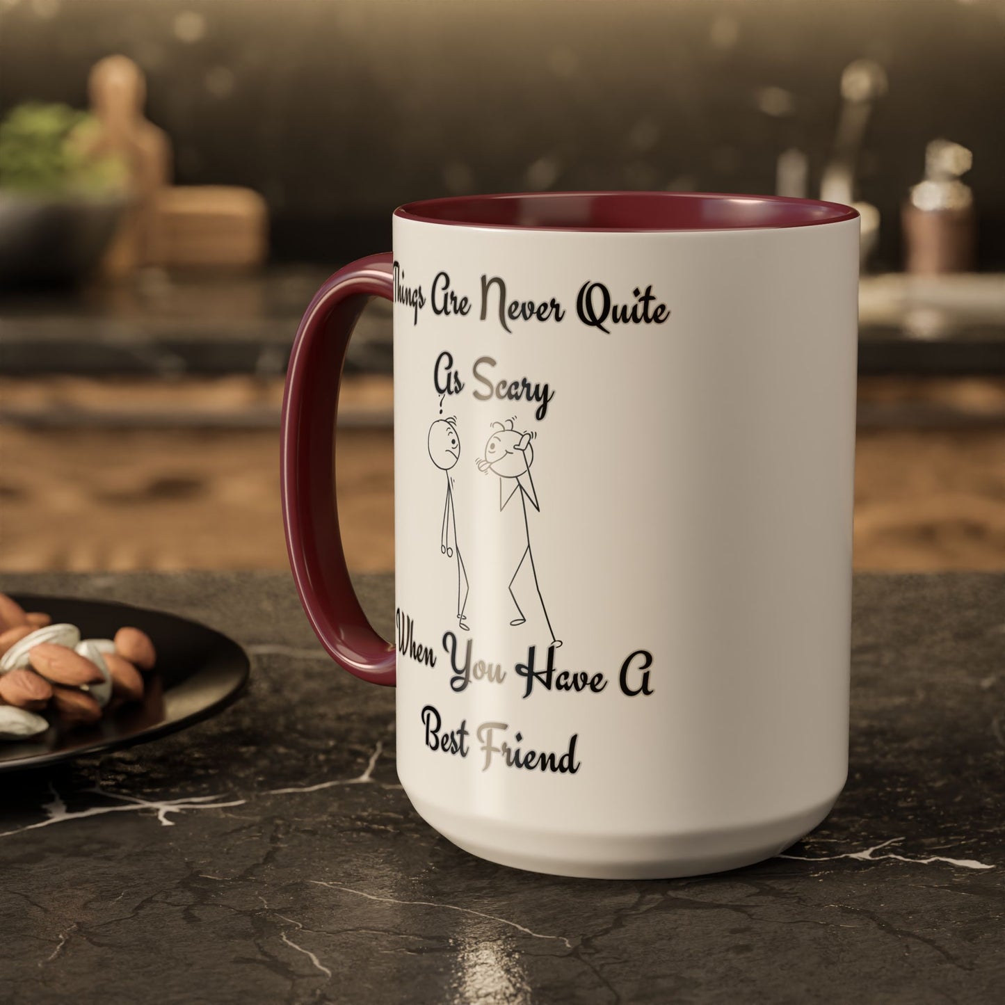 Best Friend Quote Mug, Friendship Gift, Coffee Cup, Motivational Mug, Funny Present for Friends