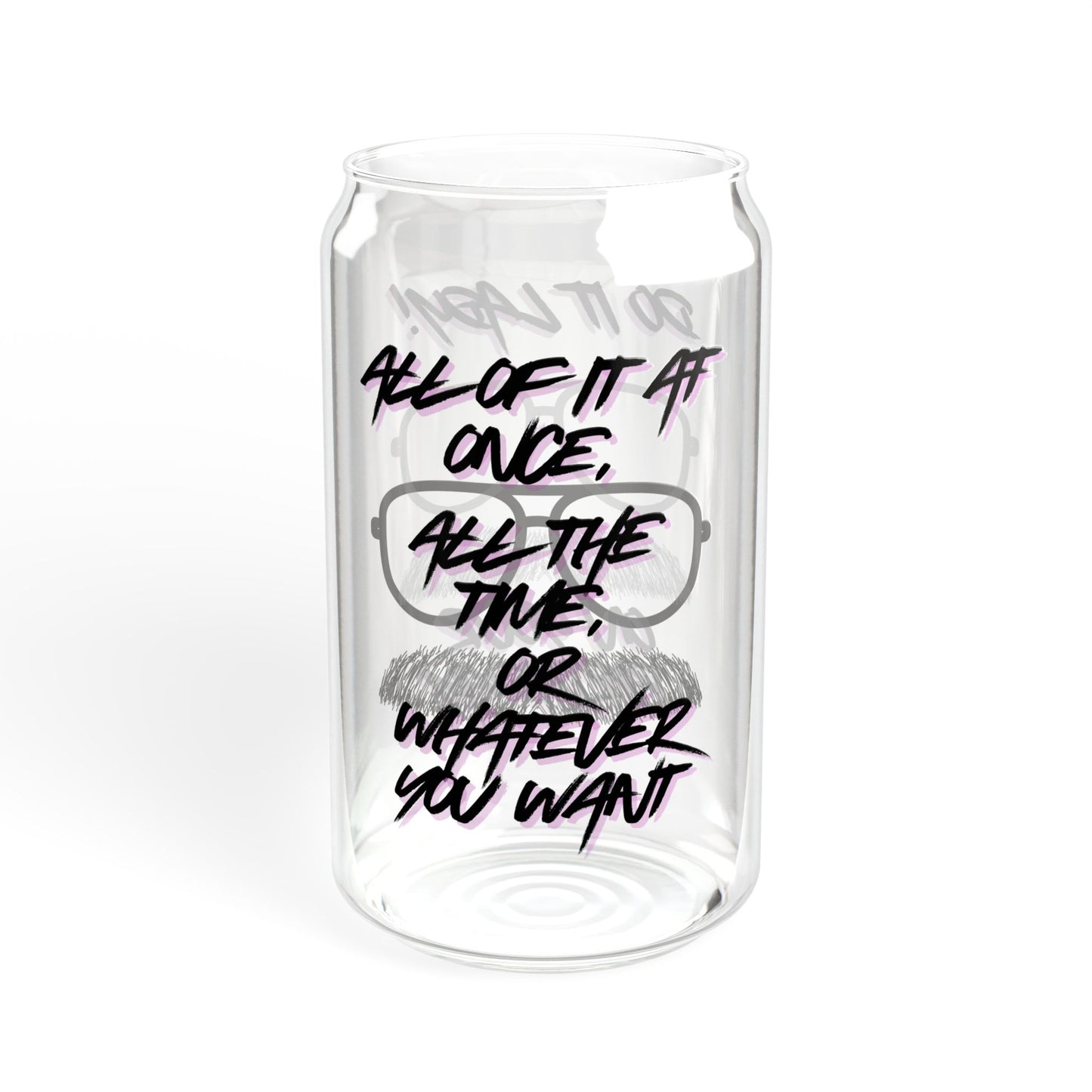 Birthday Sipper Glass, Fun Gift for Celebrations, Reusable Drinkware, Customizable Fun Party Accessory, Unique Birthday Present