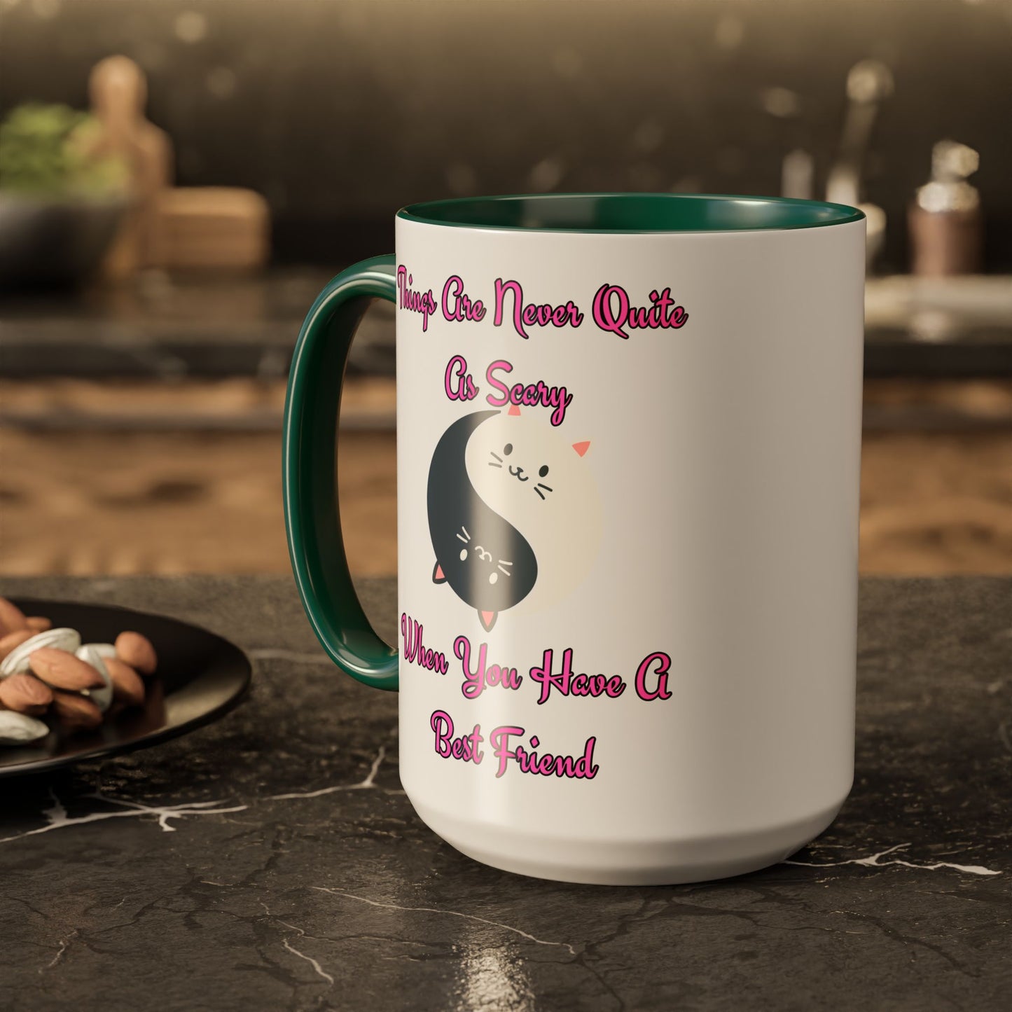 Cute Best Friend Coffee Mug | Colorful Ceramic Mug for Friendship | Gift for Besties, Birthdays, Friendship Day, Cute Mug